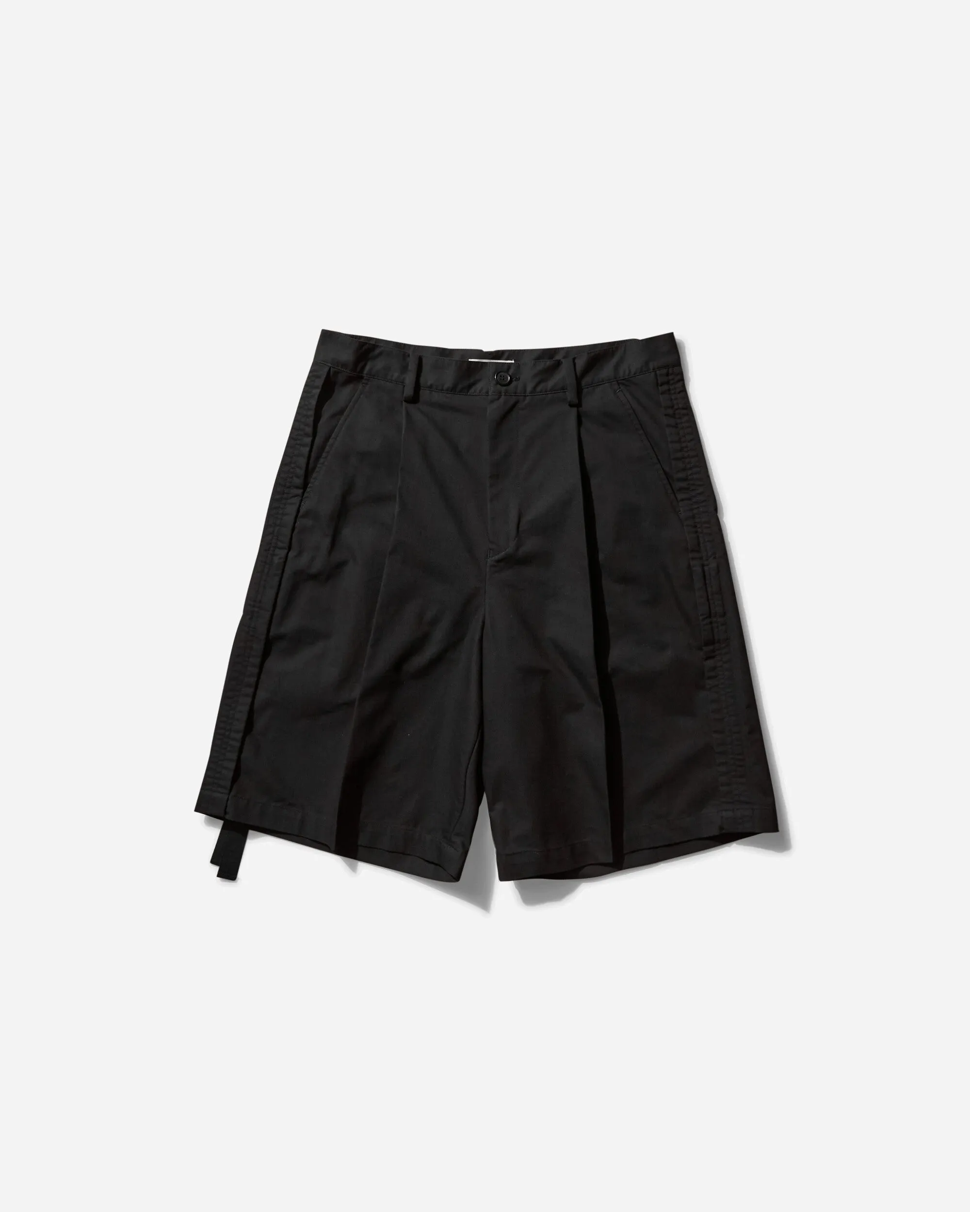 Short plissé pour homme - Noir