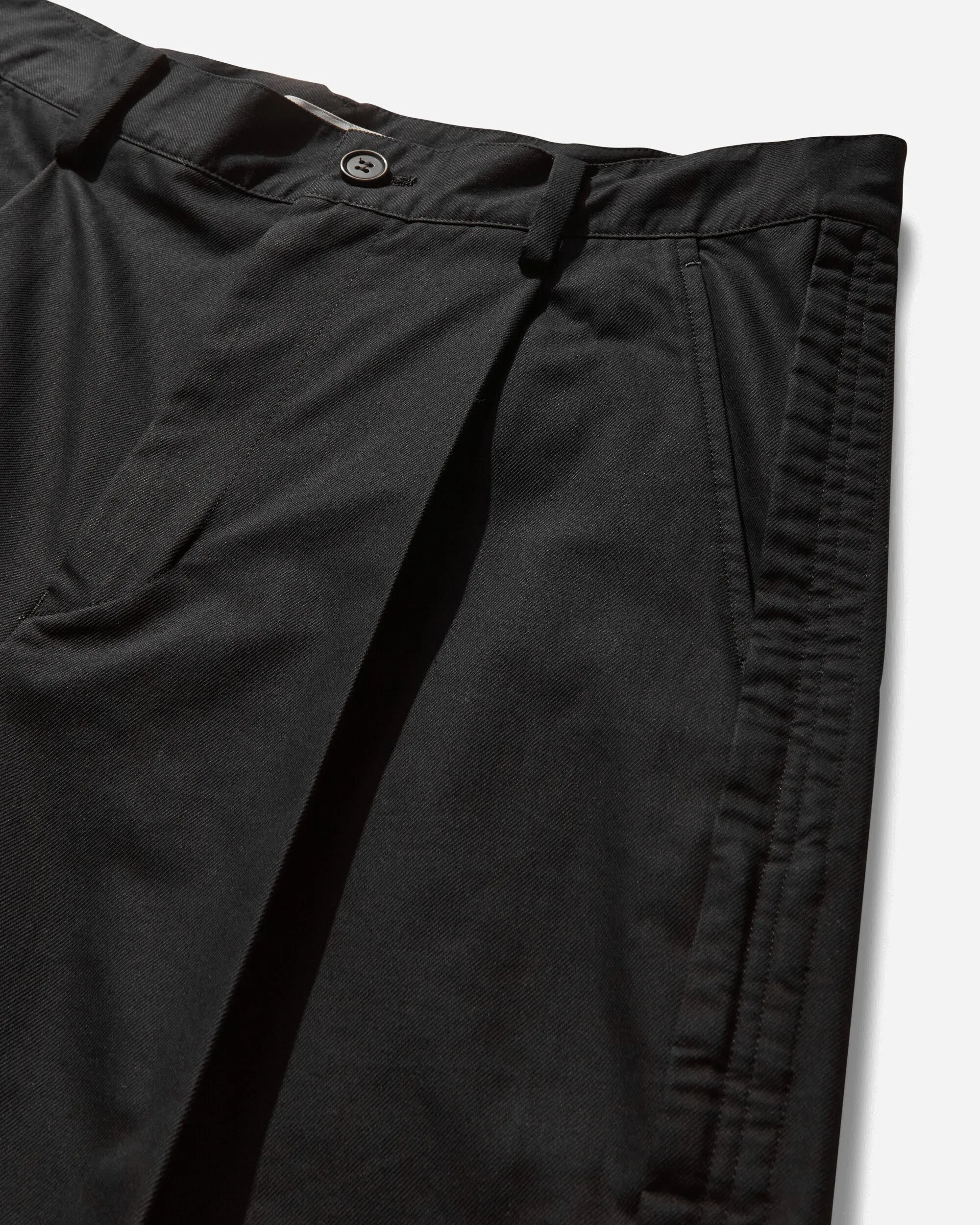 Short plissé pour homme - Noir
