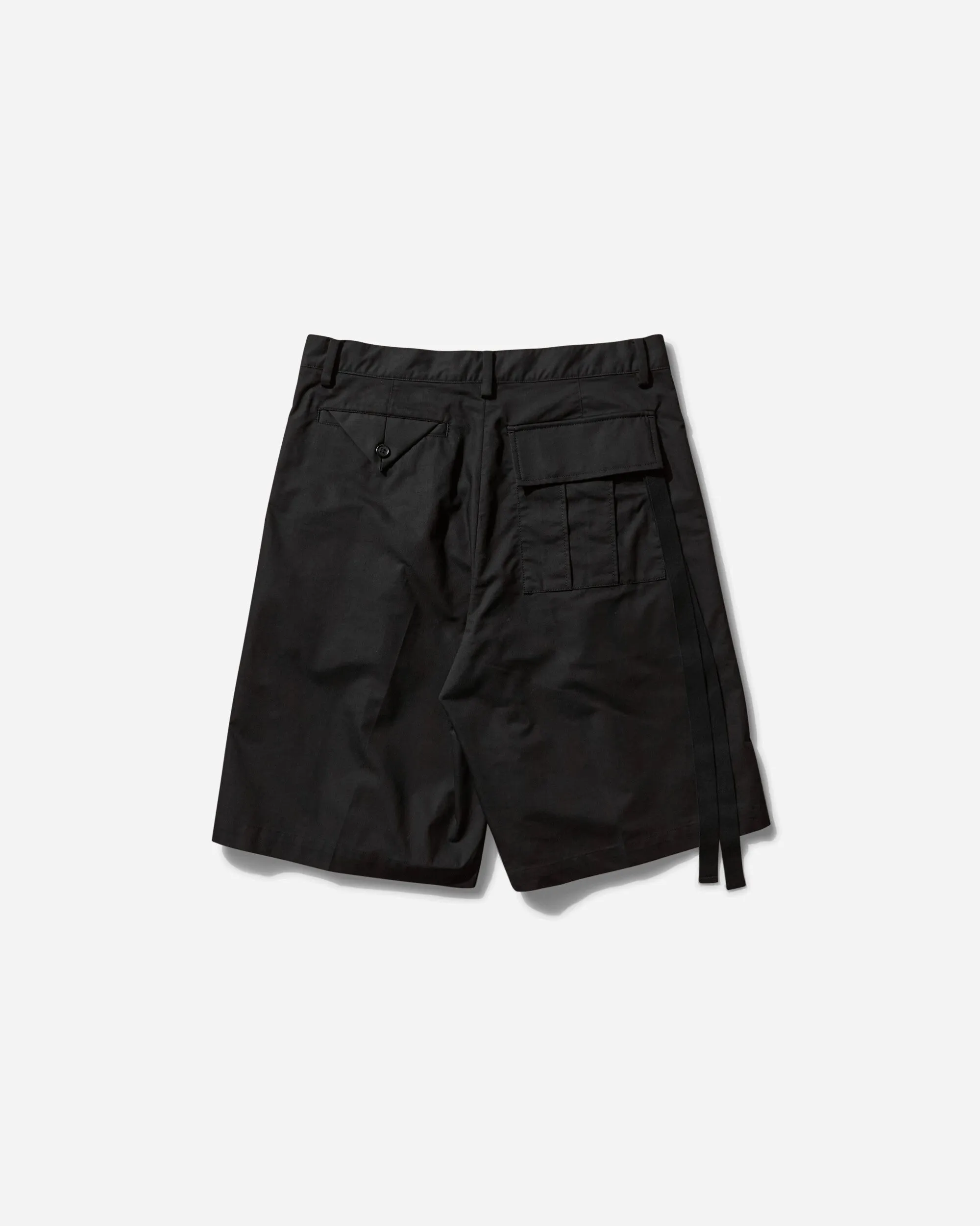 Short plissé pour homme - Noir