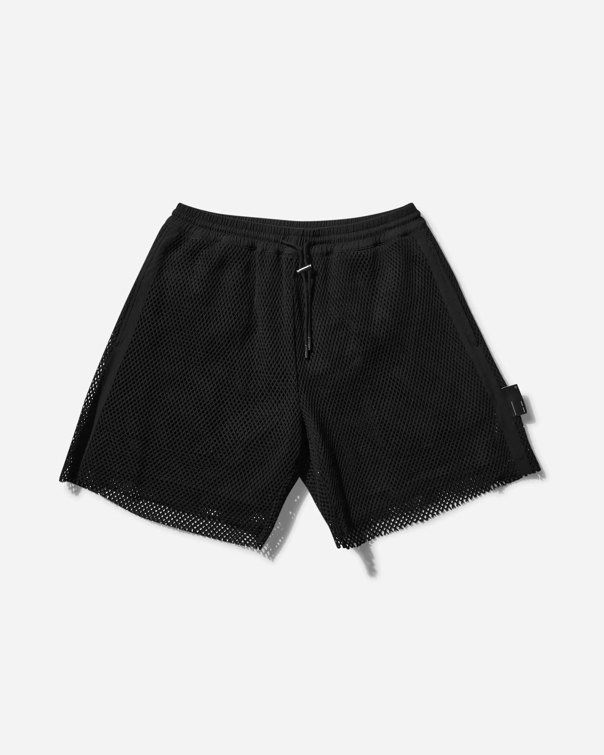 Short Homme en Maille Plexus Superposé Noir