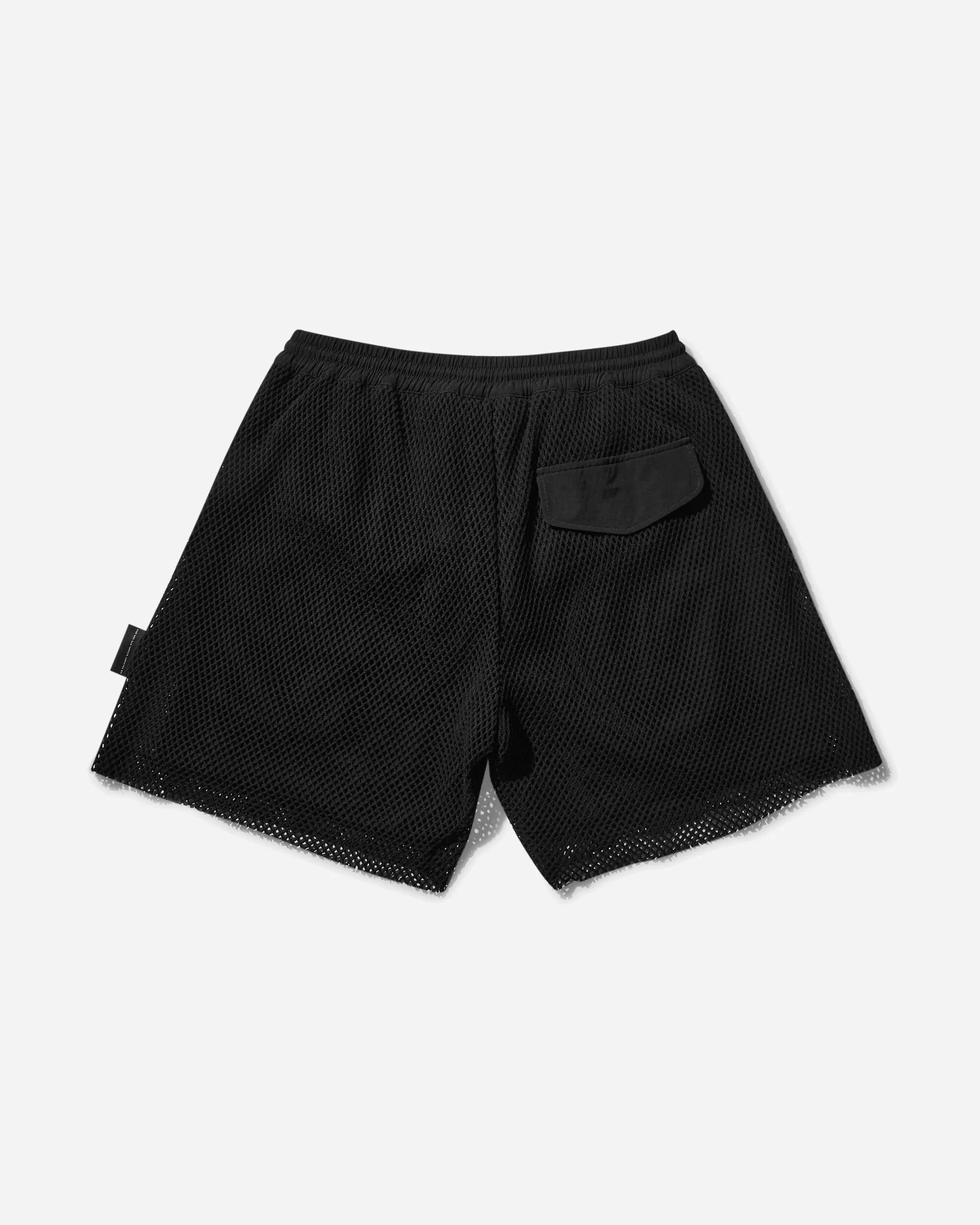 Short Homme en Maille Plexus Superposé Noir