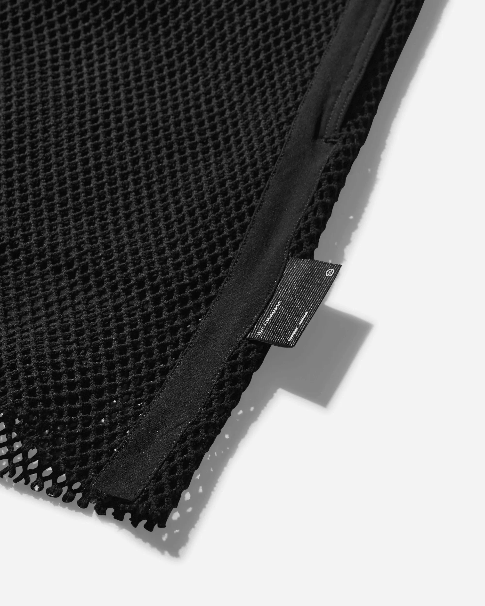 Short Homme en Maille Plexus Superposé Noir