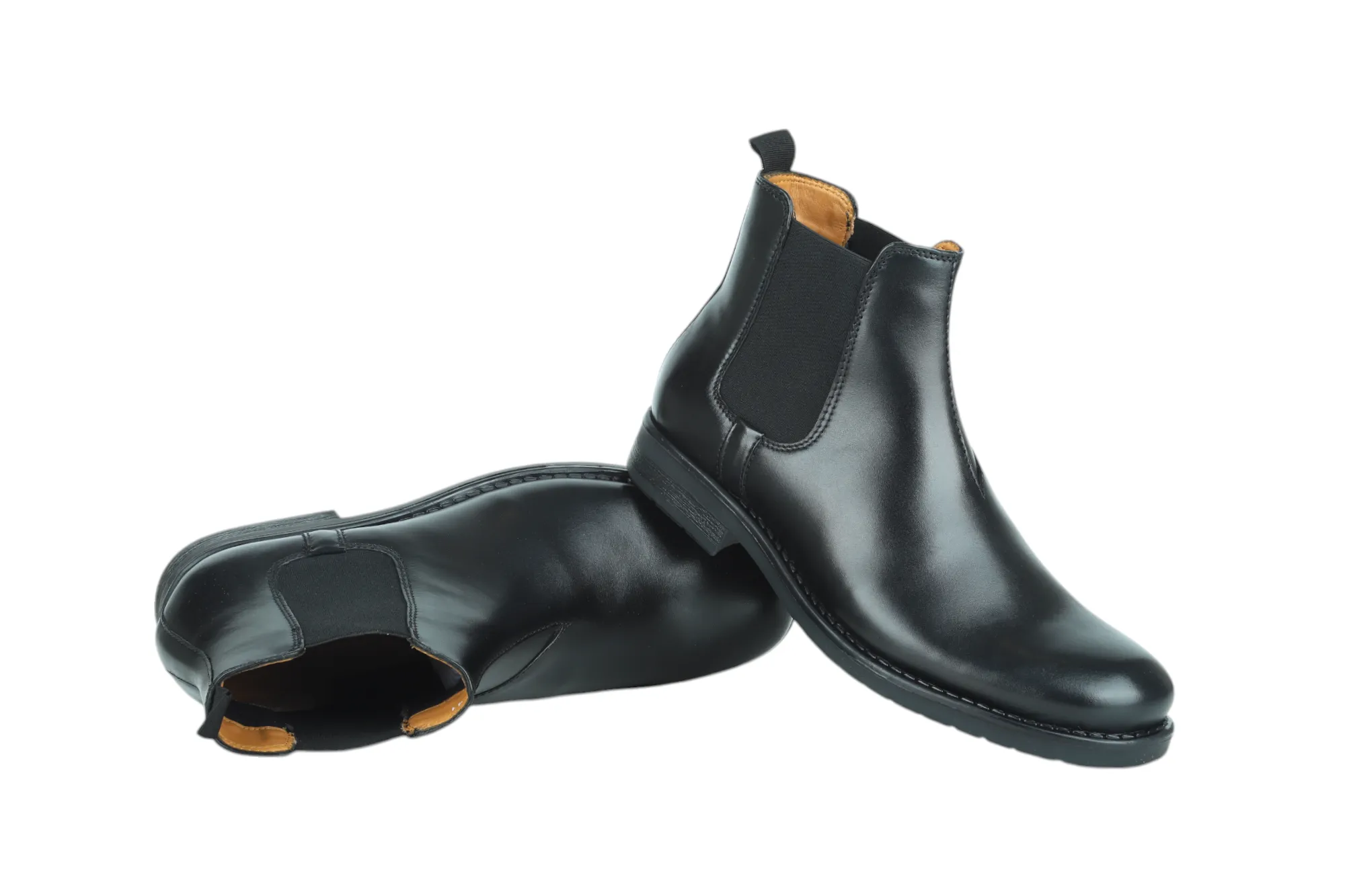 Bottes Chelsea en Cuir Premium pour Homme 91530