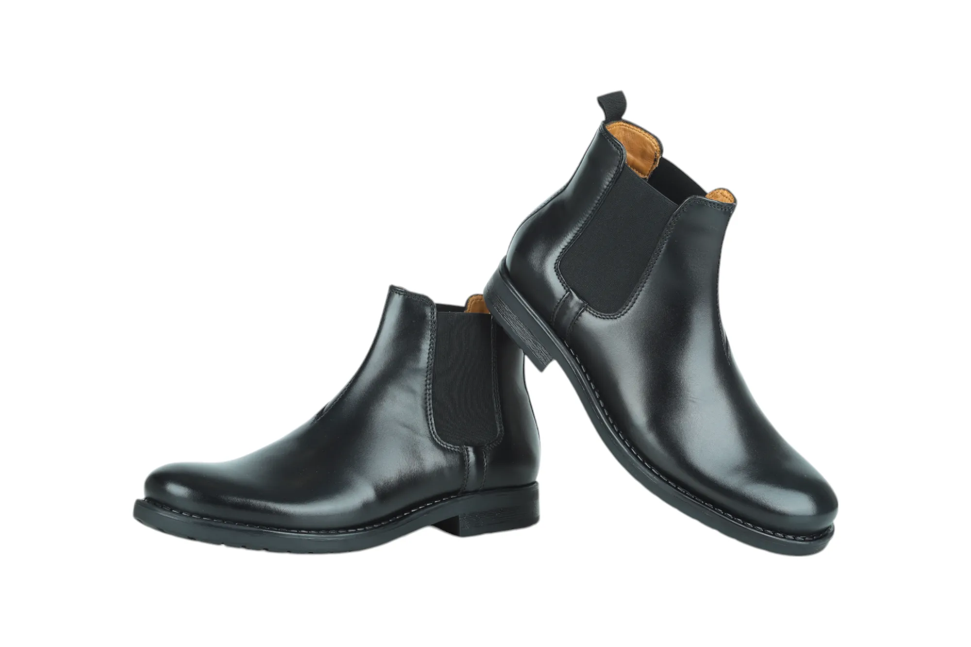 Bottes Chelsea en Cuir Premium pour Homme 91530