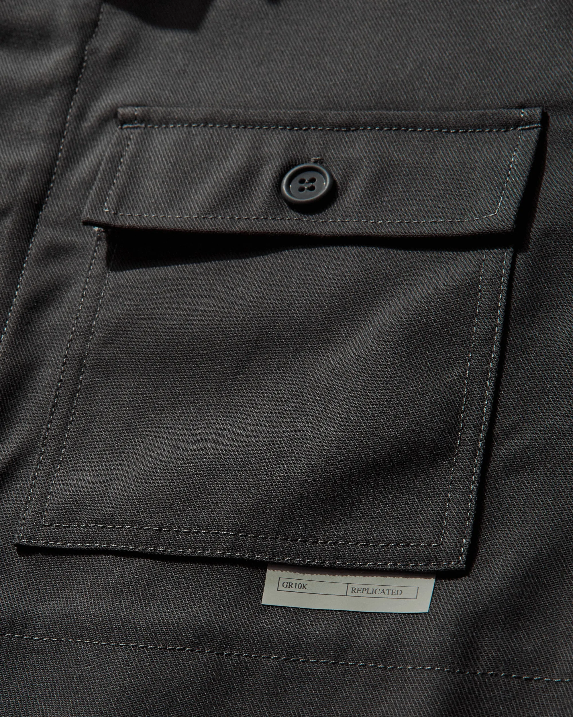 Veste courte répliquée CHAOS IS ORDER 40000 Slam Jam pour homme - Charbon