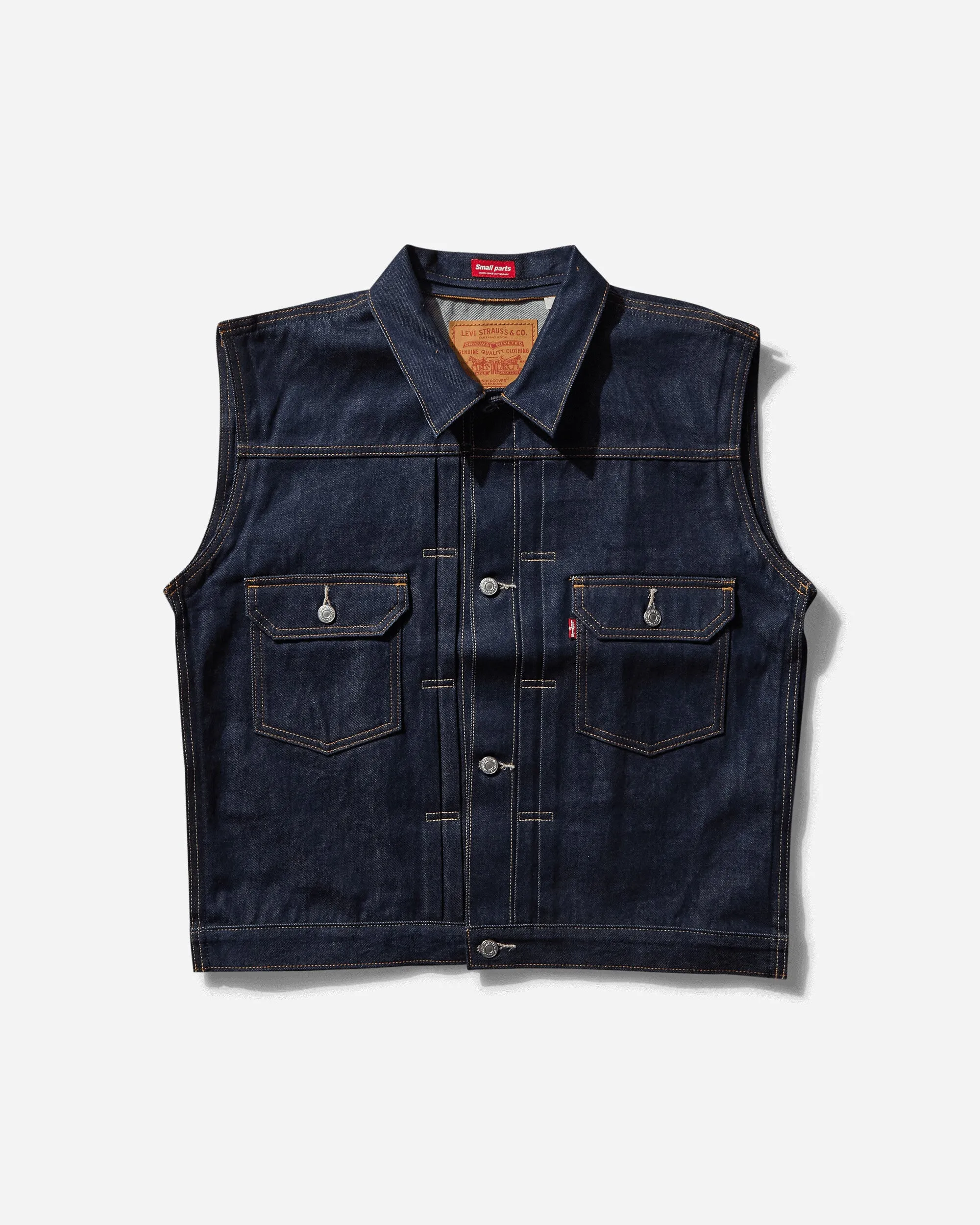 Veste trucker UNDERCOUR Pinnacle Type II pour homme en selvedge indigo