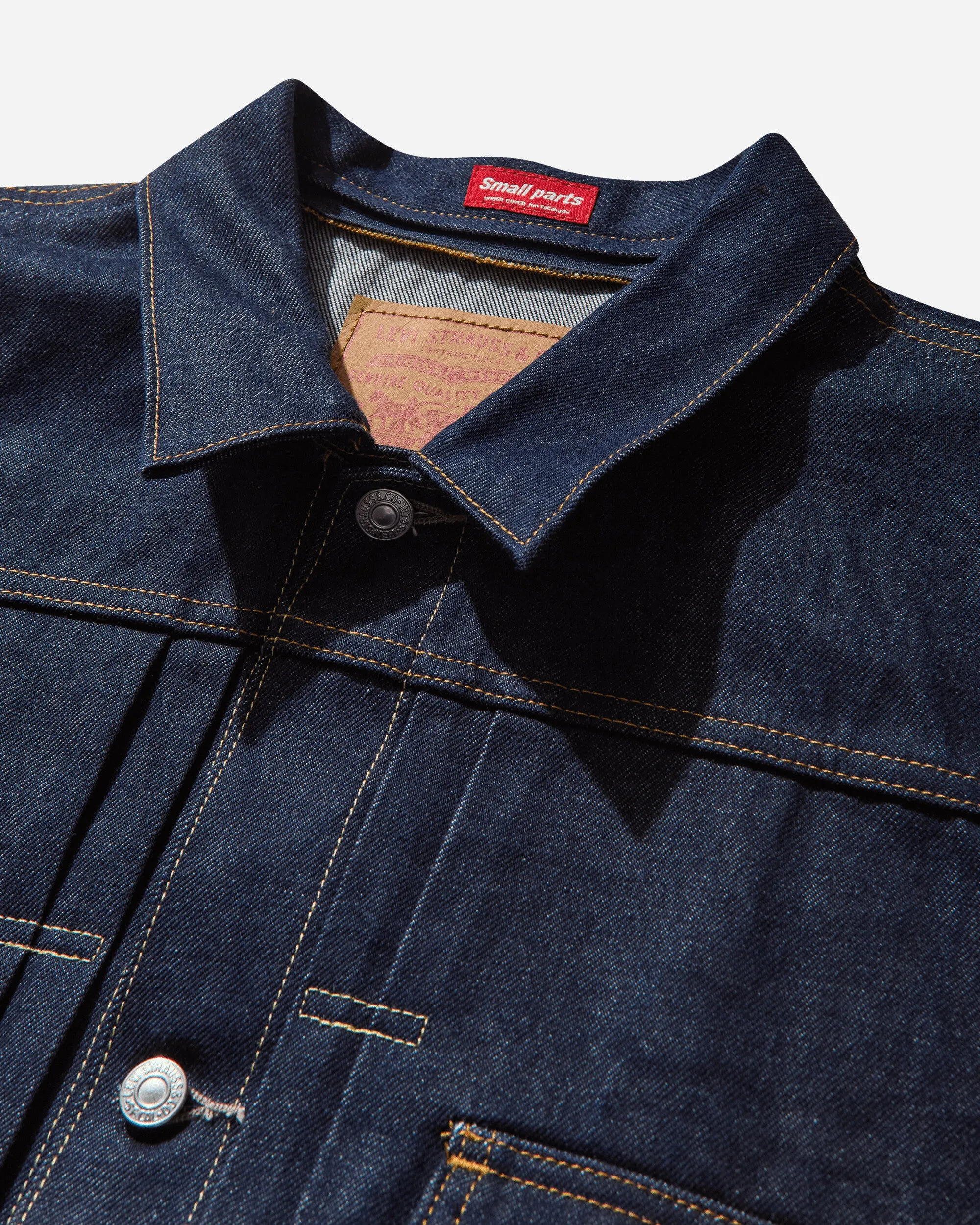 Veste trucker UNDERCOUR Pinnacle Type II pour homme en selvedge indigo