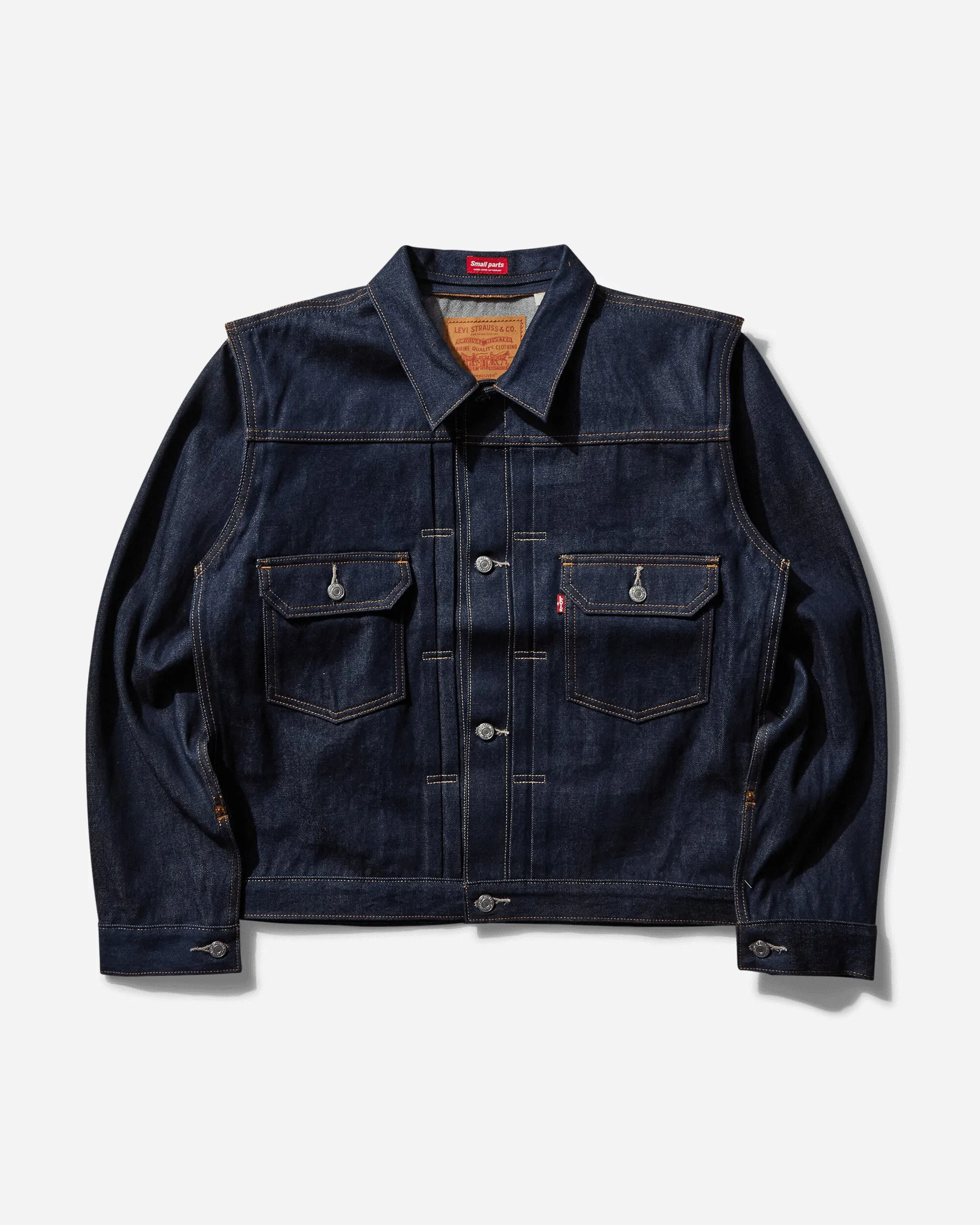 Veste trucker UNDERCOUR Pinnacle Type II pour homme en selvedge indigo