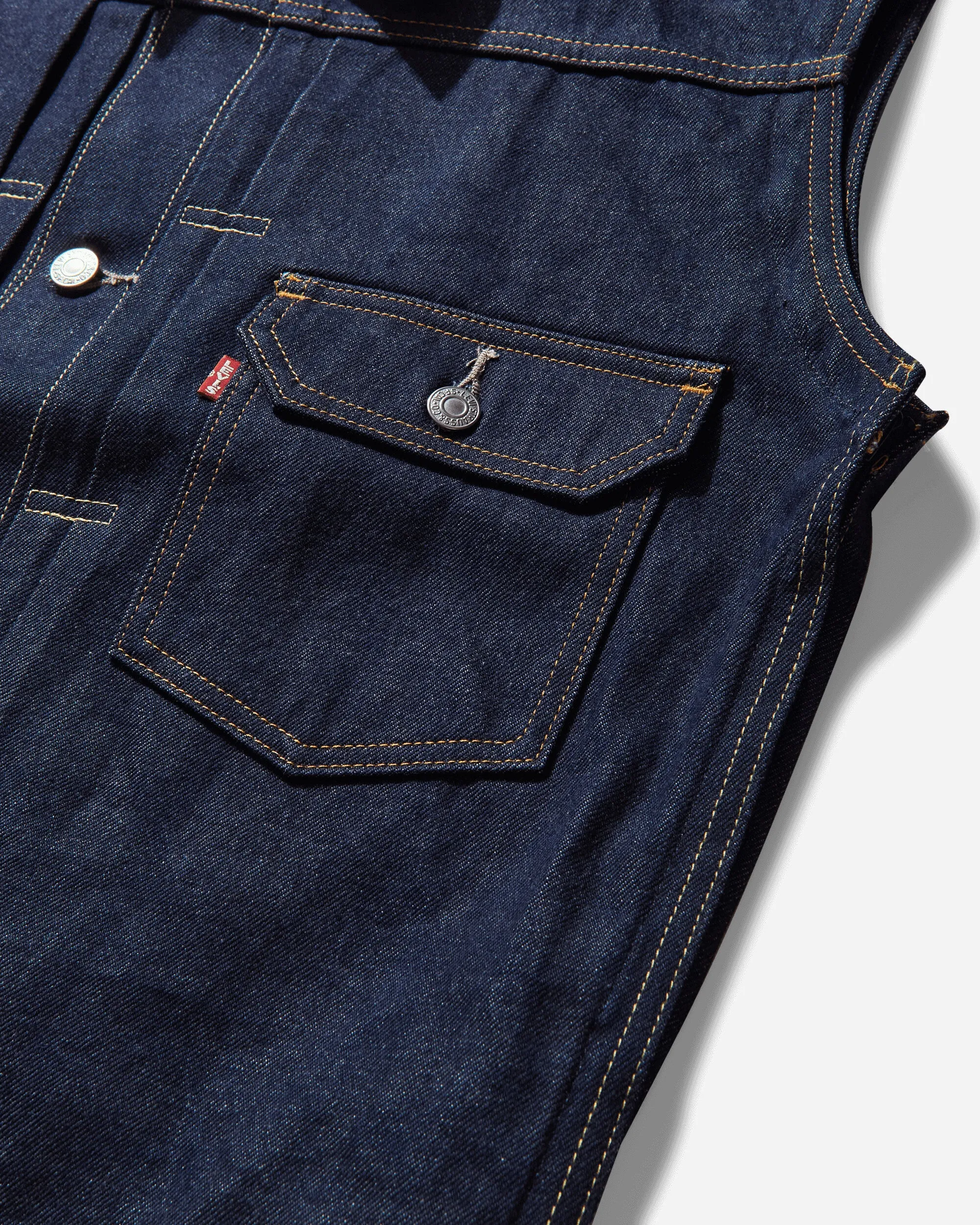 Veste trucker UNDERCOUR Pinnacle Type II pour homme en selvedge indigo