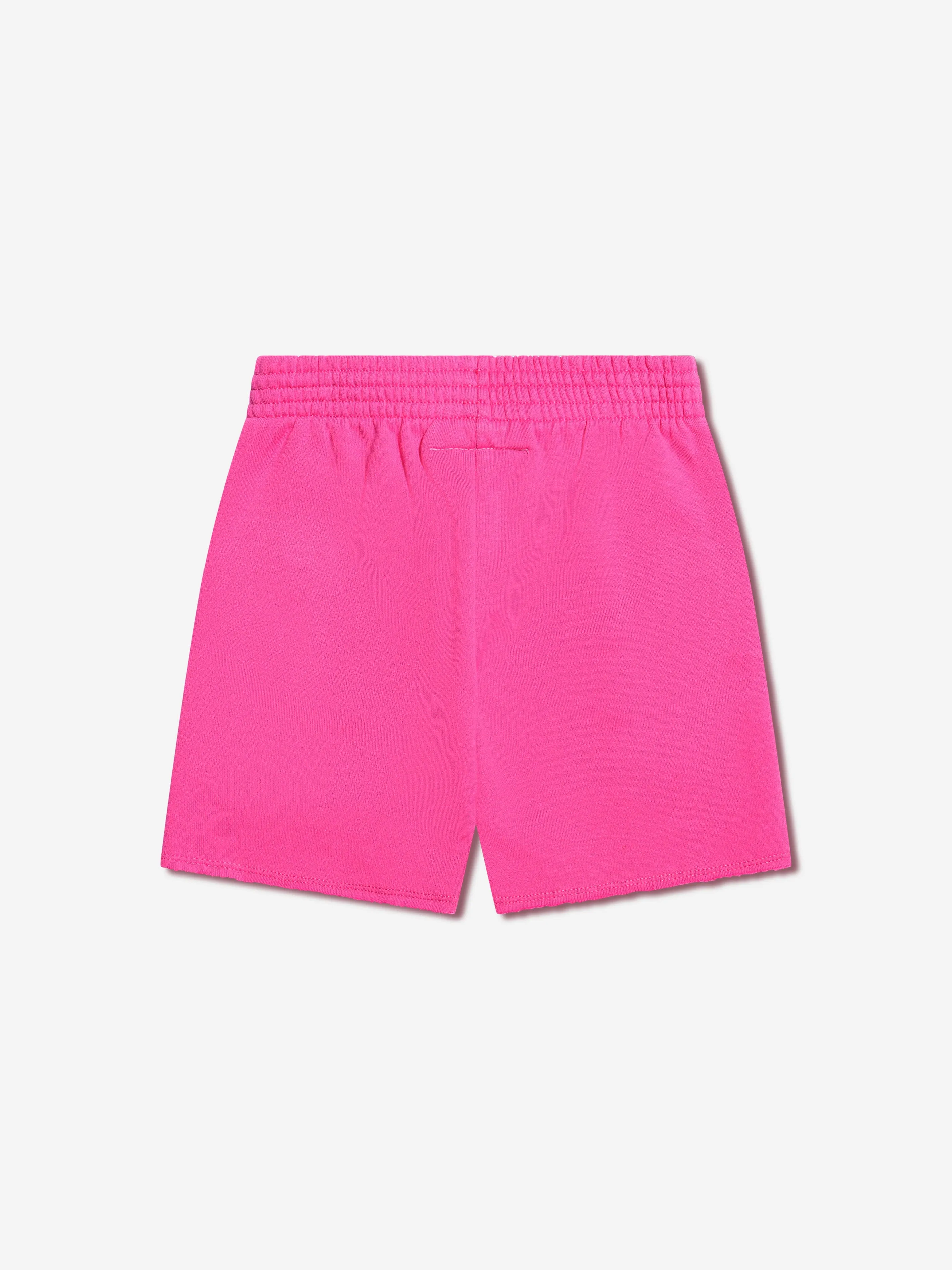 MM6 Maison Margiela Shorts Enfant à Logo Rose