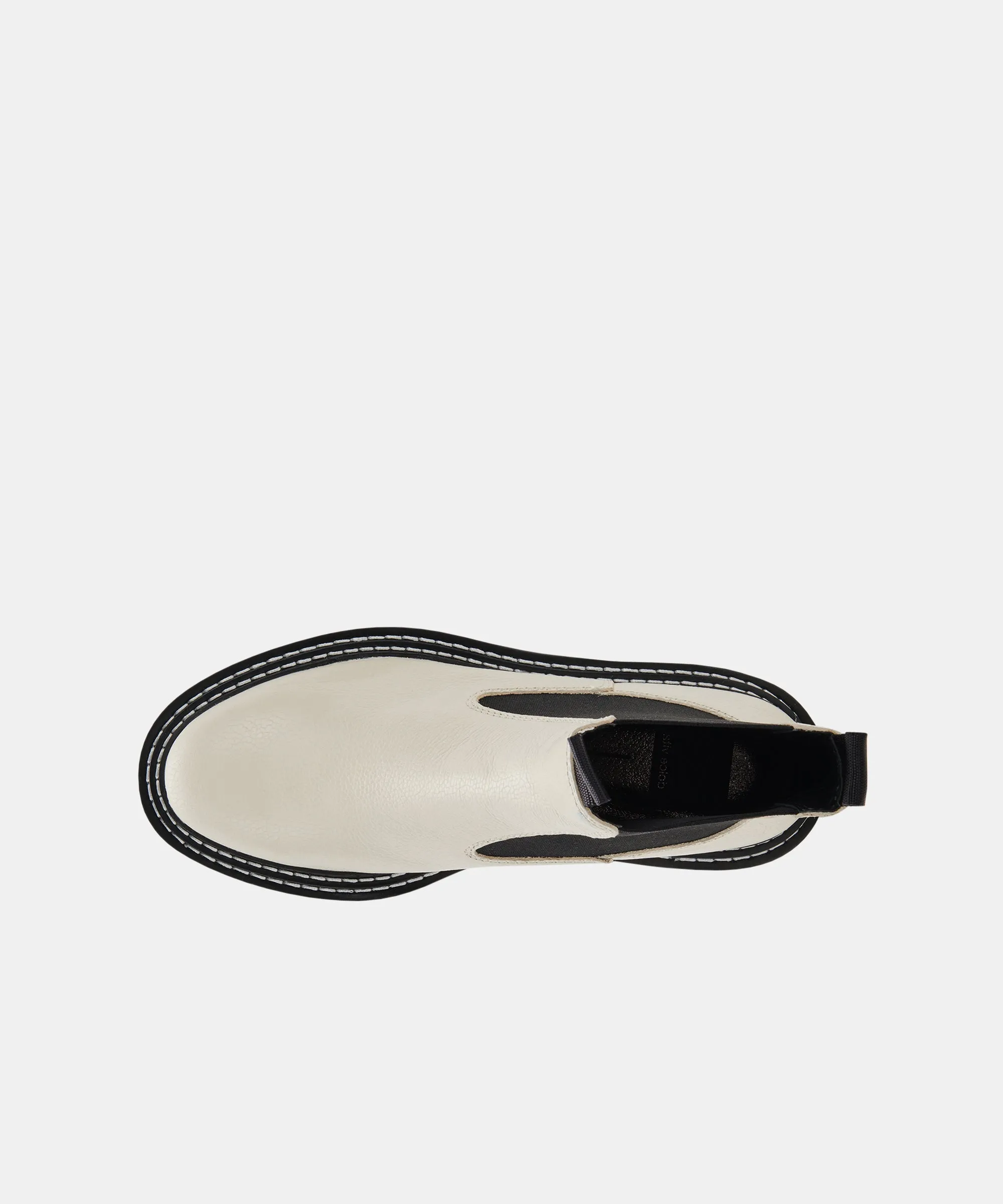 BOTTES MOANA EN CUIR IVOIRE