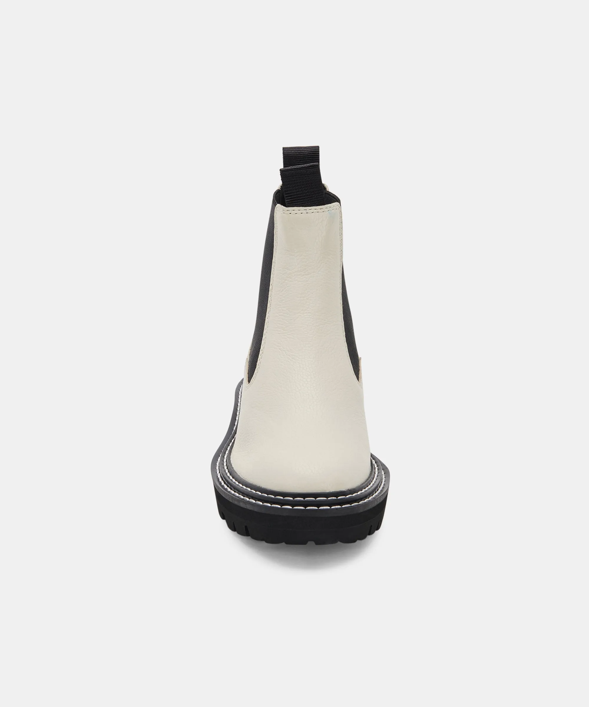 BOTTES MOANA EN CUIR IVOIRE