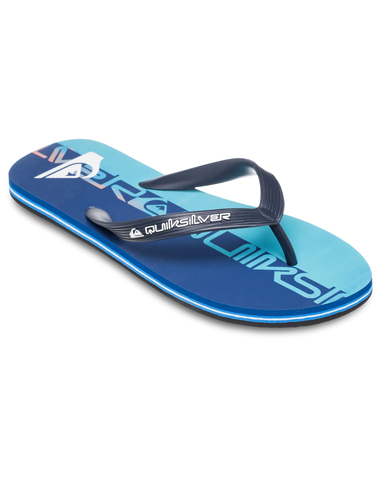 Tong Art 25 Molokai en Bleu Nébuleuse avec Mot imprimé