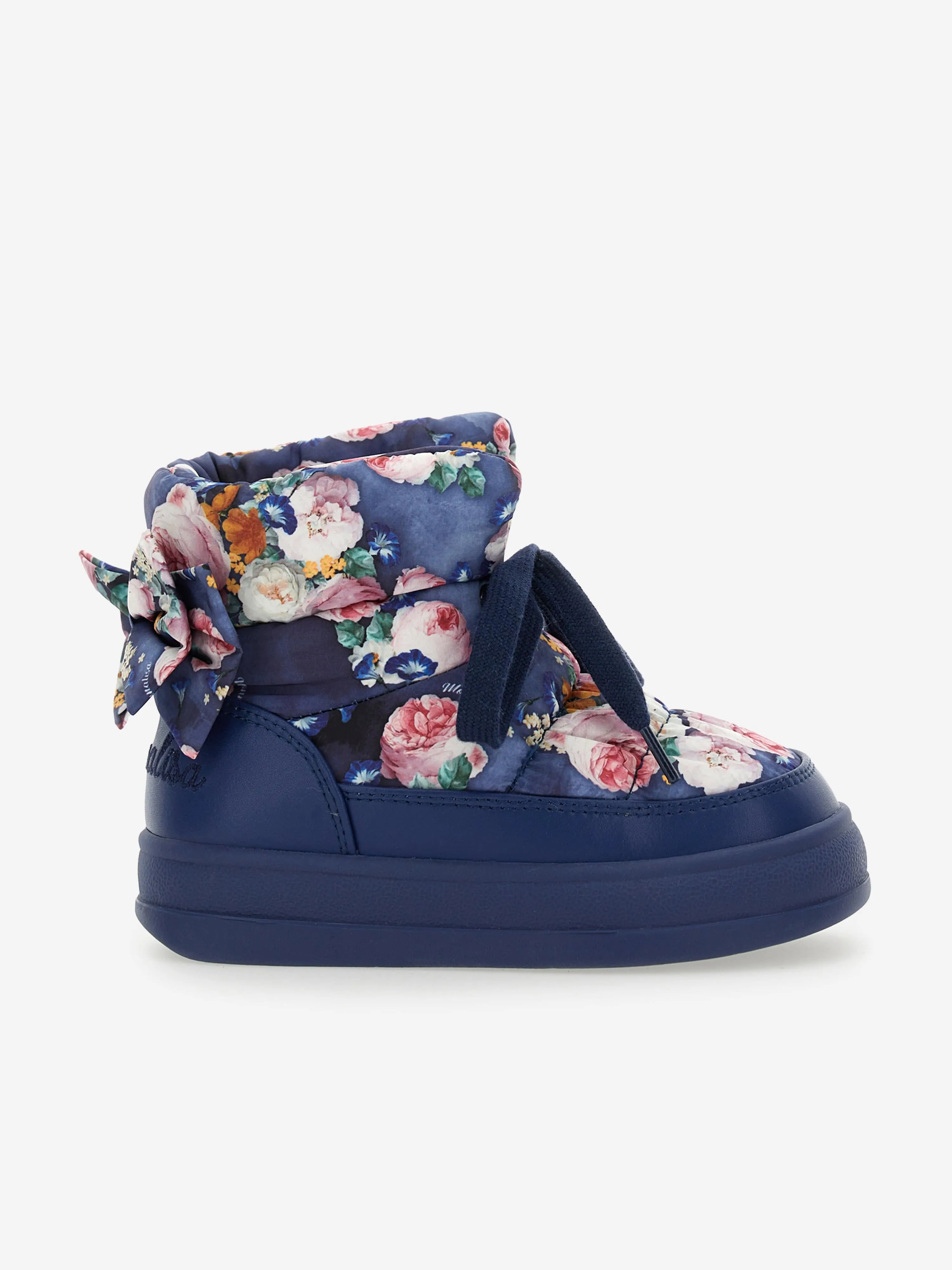Bottes cheville Monnalisa Girls Baroque Rose en bleu