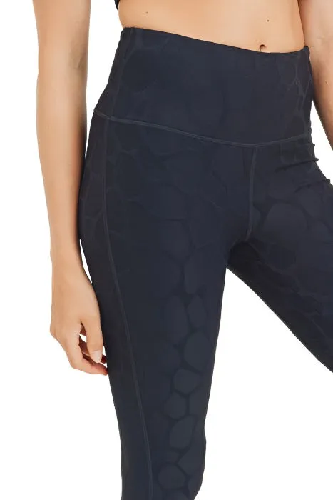 Legging taille haute Jacquard Girafe 3D Mono B APH8038