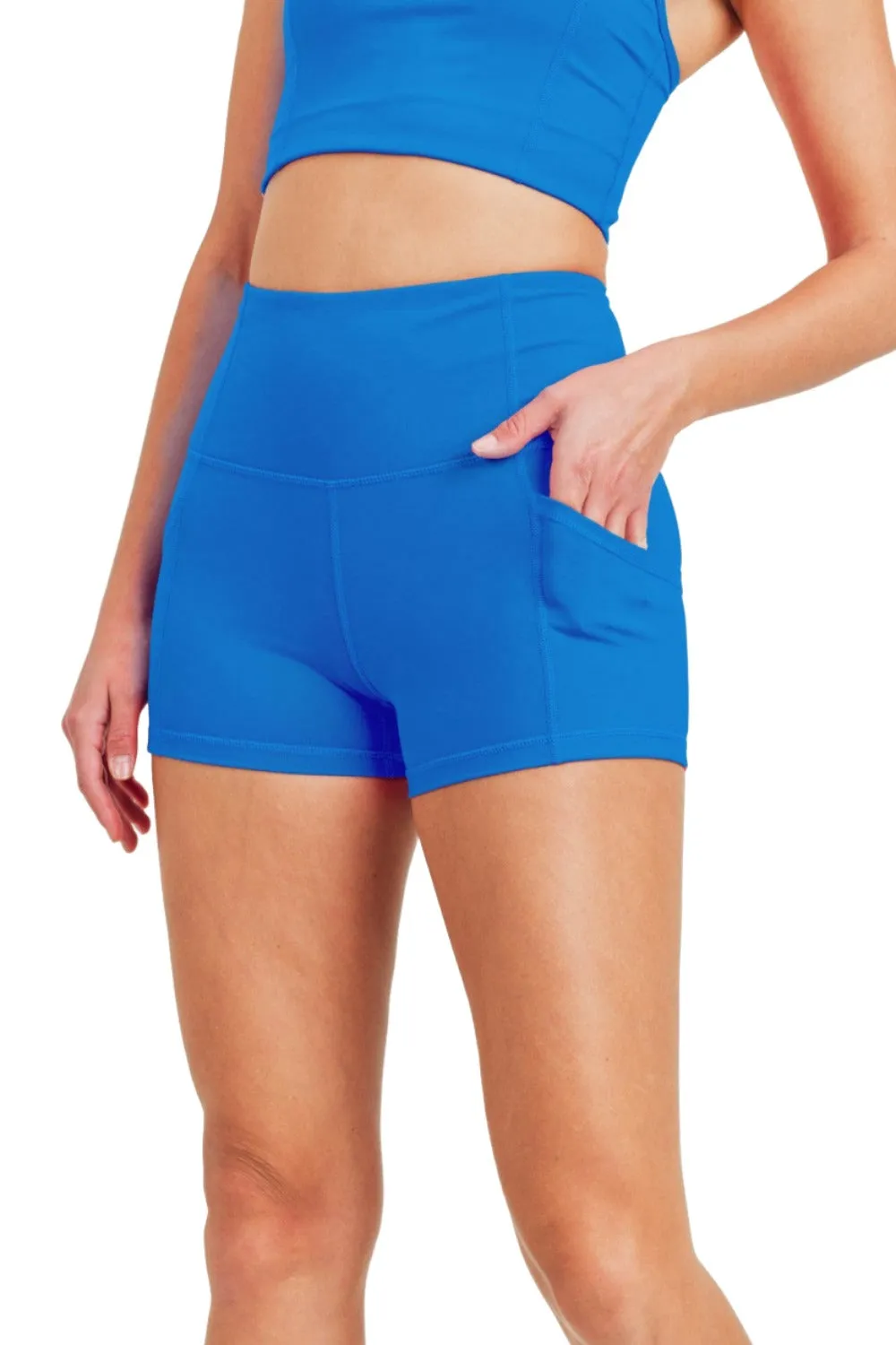 Mono B Essential Shorts de sport à taille haute APH-A0325