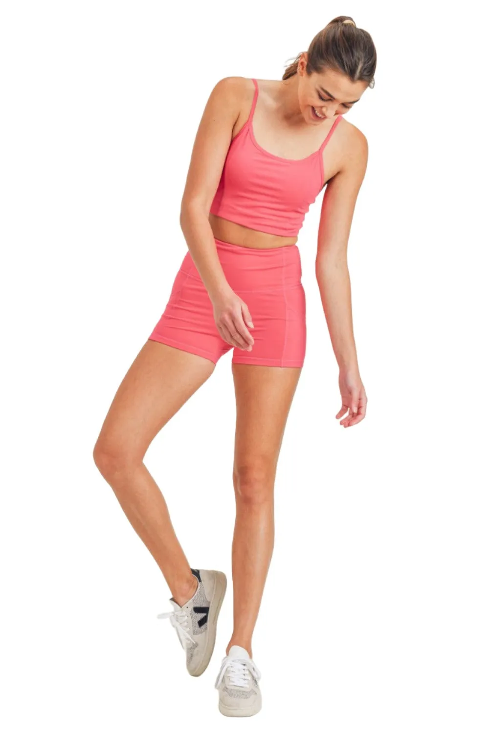 Mono B Essential Shorts de sport à taille haute APH-A0325