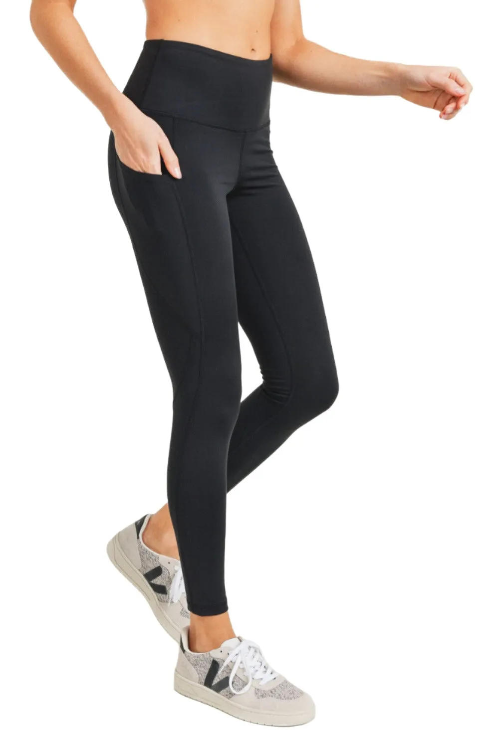 Mono B Essential Leggings à Panneau Haute Taille APH3121 Et Plus