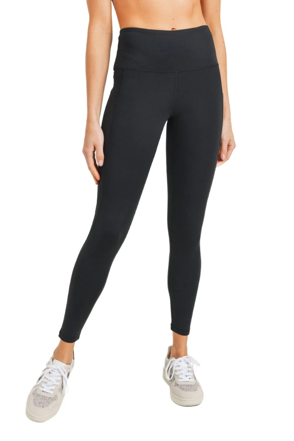Mono B Essential Leggings à Panneau Haute Taille APH3121 Et Plus