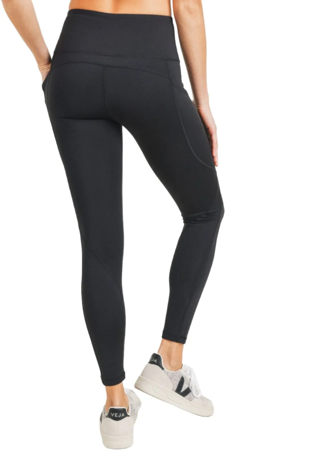 Mono B Essential Leggings à Panneau Haute Taille APH3121 Et Plus