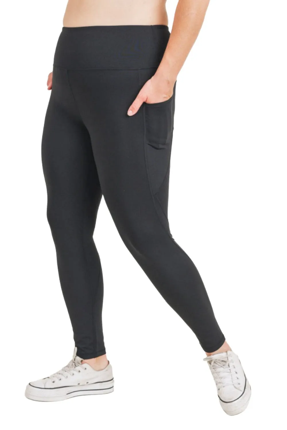 Mono B Essential Leggings à Panneau Haute Taille APH3121 Et Plus