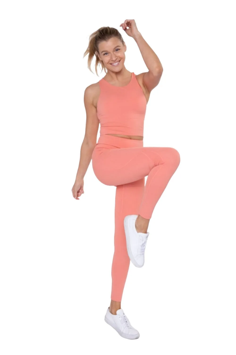 Mono B Essential Leggings à Panneau Haute Taille APH3121 Et Plus