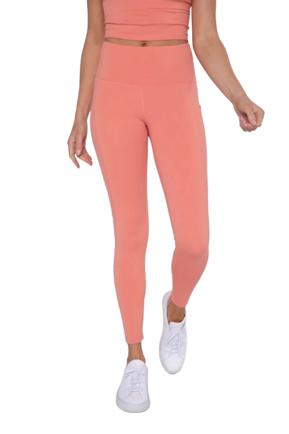 Mono B Essential Leggings à Panneau Haute Taille APH3121 Et Plus