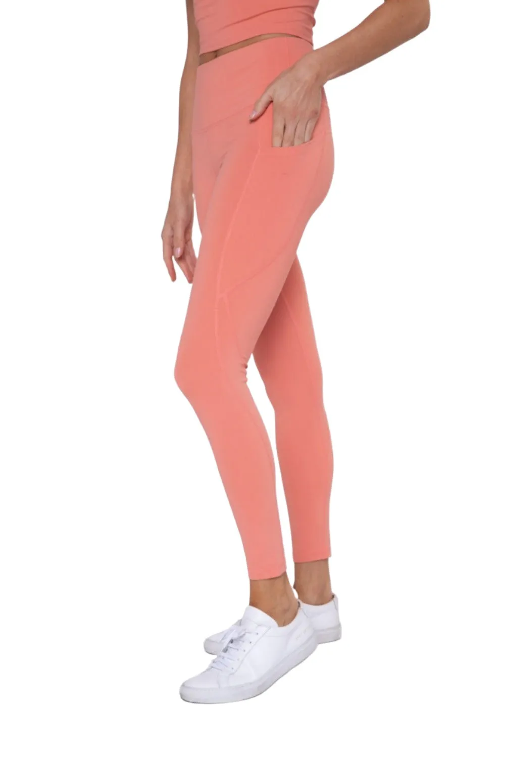 Mono B Essential Leggings à Panneau Haute Taille APH3121 Et Plus