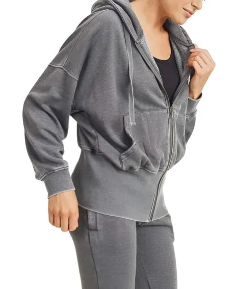 Veste à capuche en polaire Mono B KJ11571
