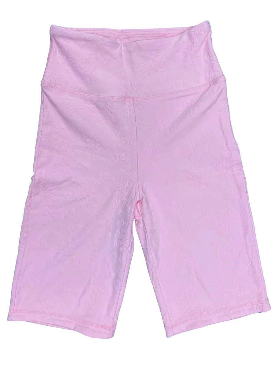 Mono B Jacquard Texture Shorty de motard mini floral APH8071