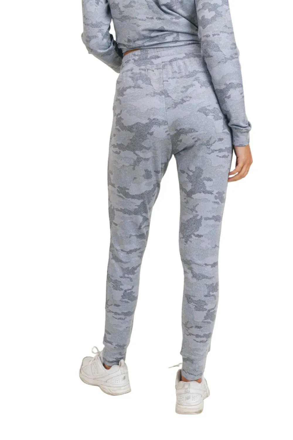 Joggers Mono B Camouflage Clair avec Cordons KP-A1052
