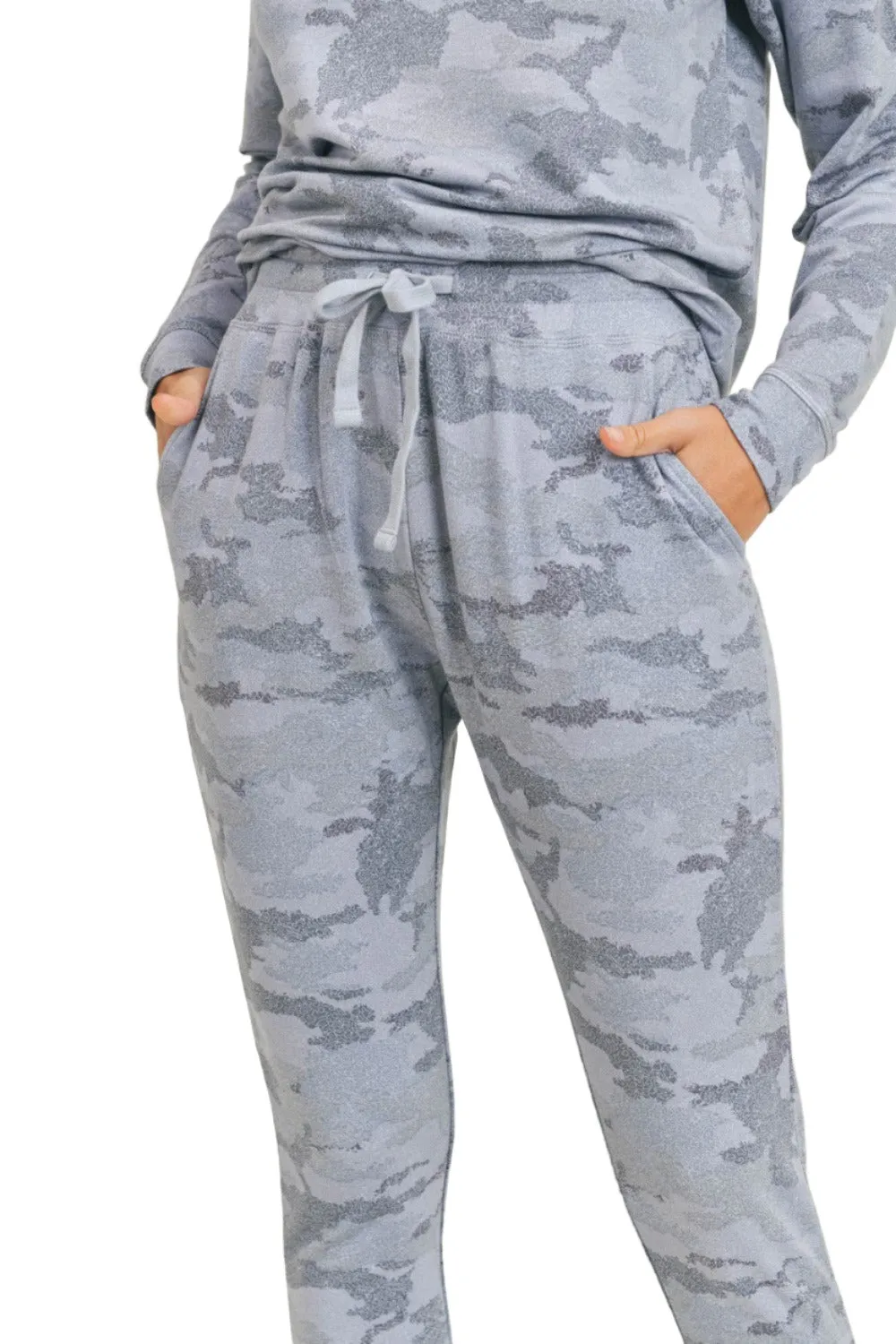 Joggers Mono B Camouflage Clair avec Cordons KP-A1052