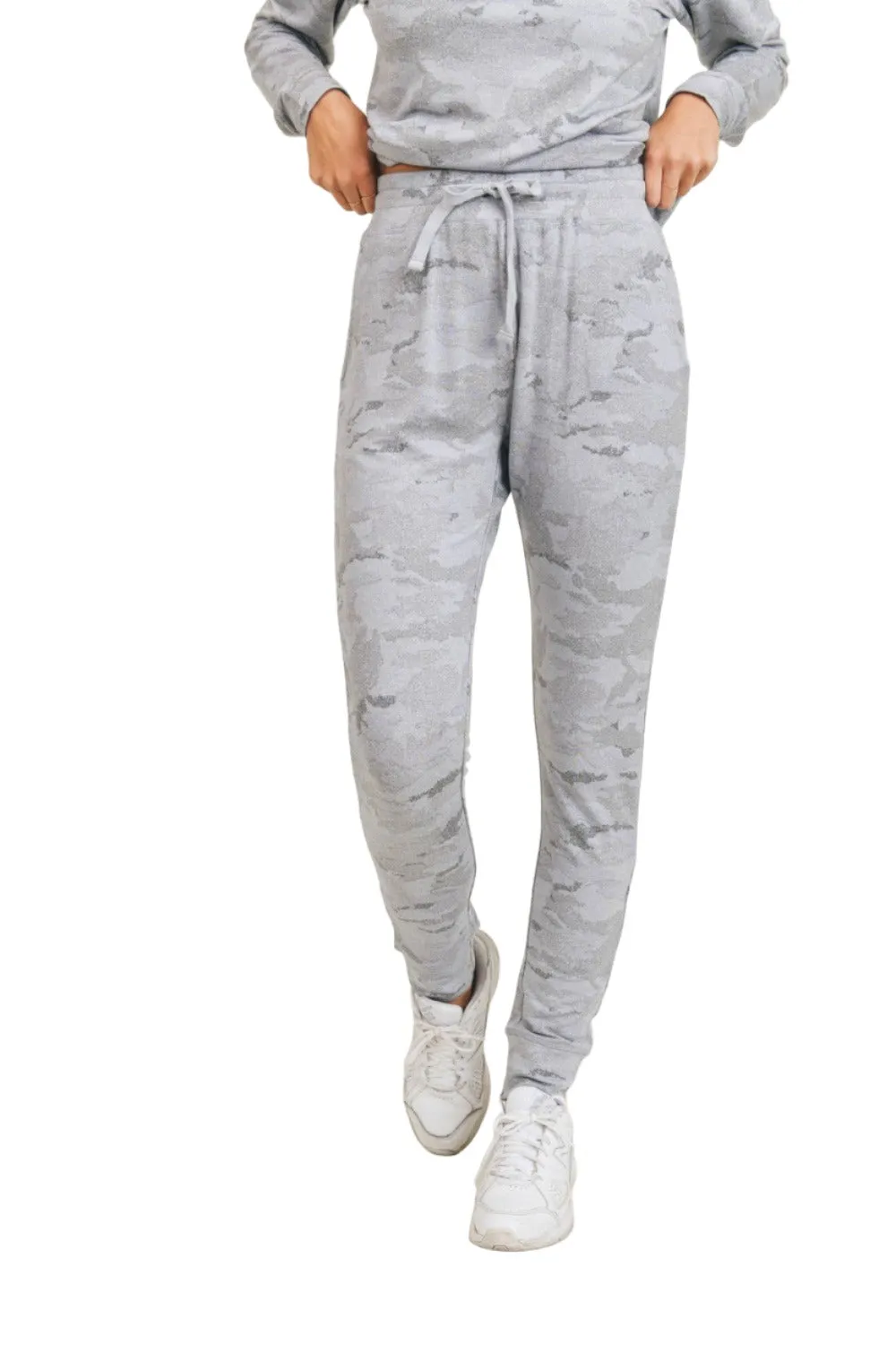 Joggers Mono B Camouflage Clair avec Cordons KP-A1052