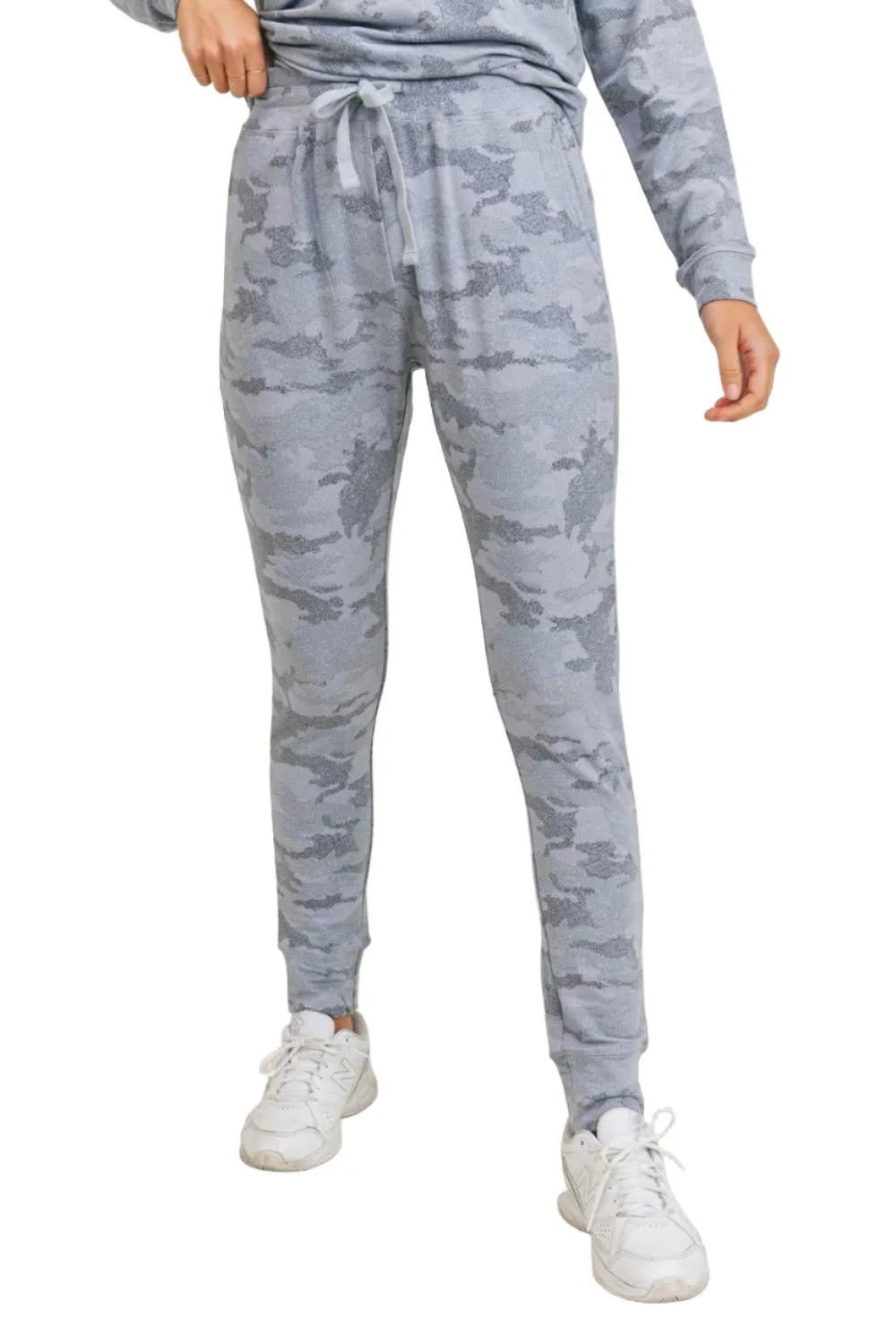 Joggers Mono B Camouflage Clair avec Cordons KP-A1052