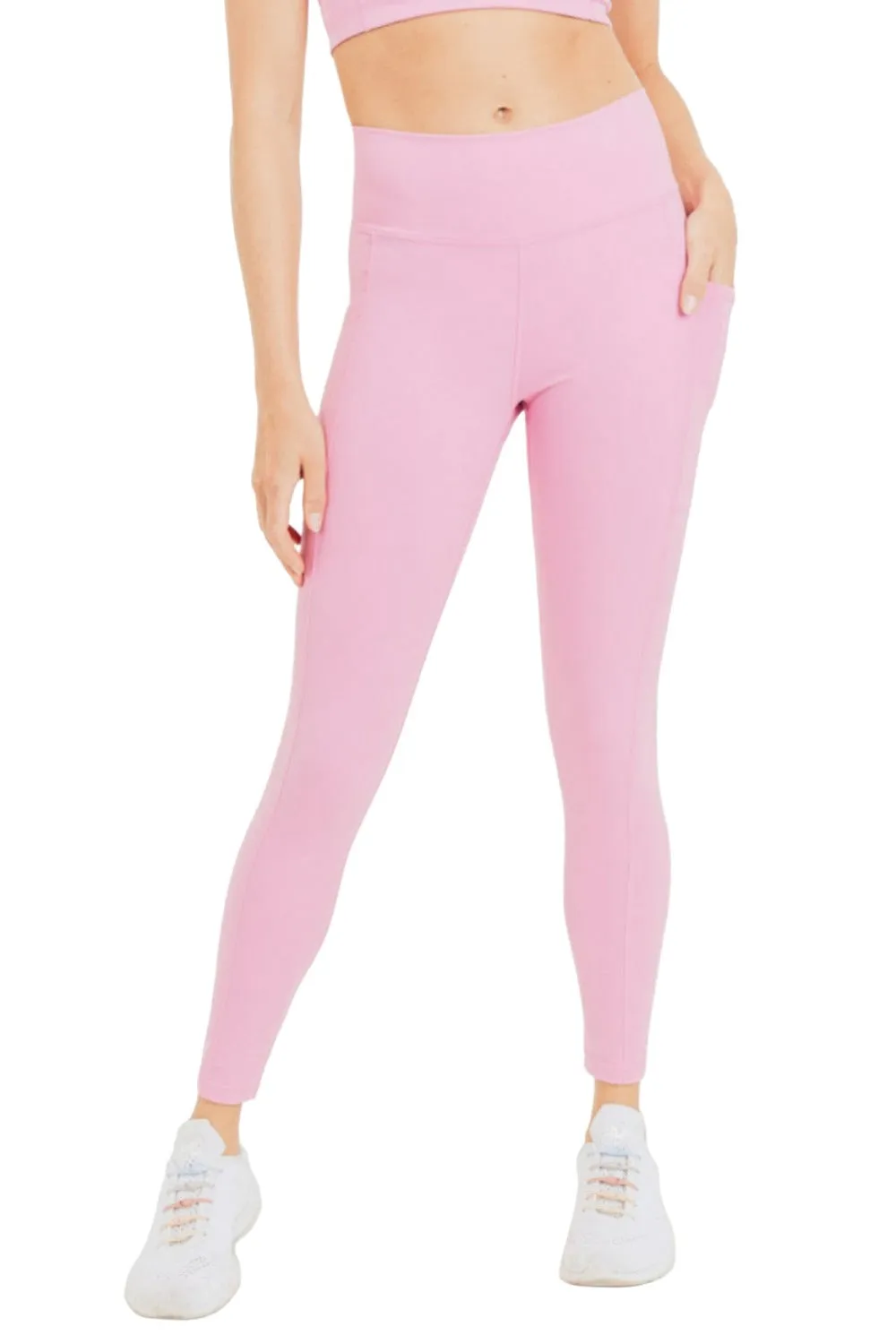 Mono B Collants Essentiels Haute Taille Dos Cœur en Mélange Lycra APH2757