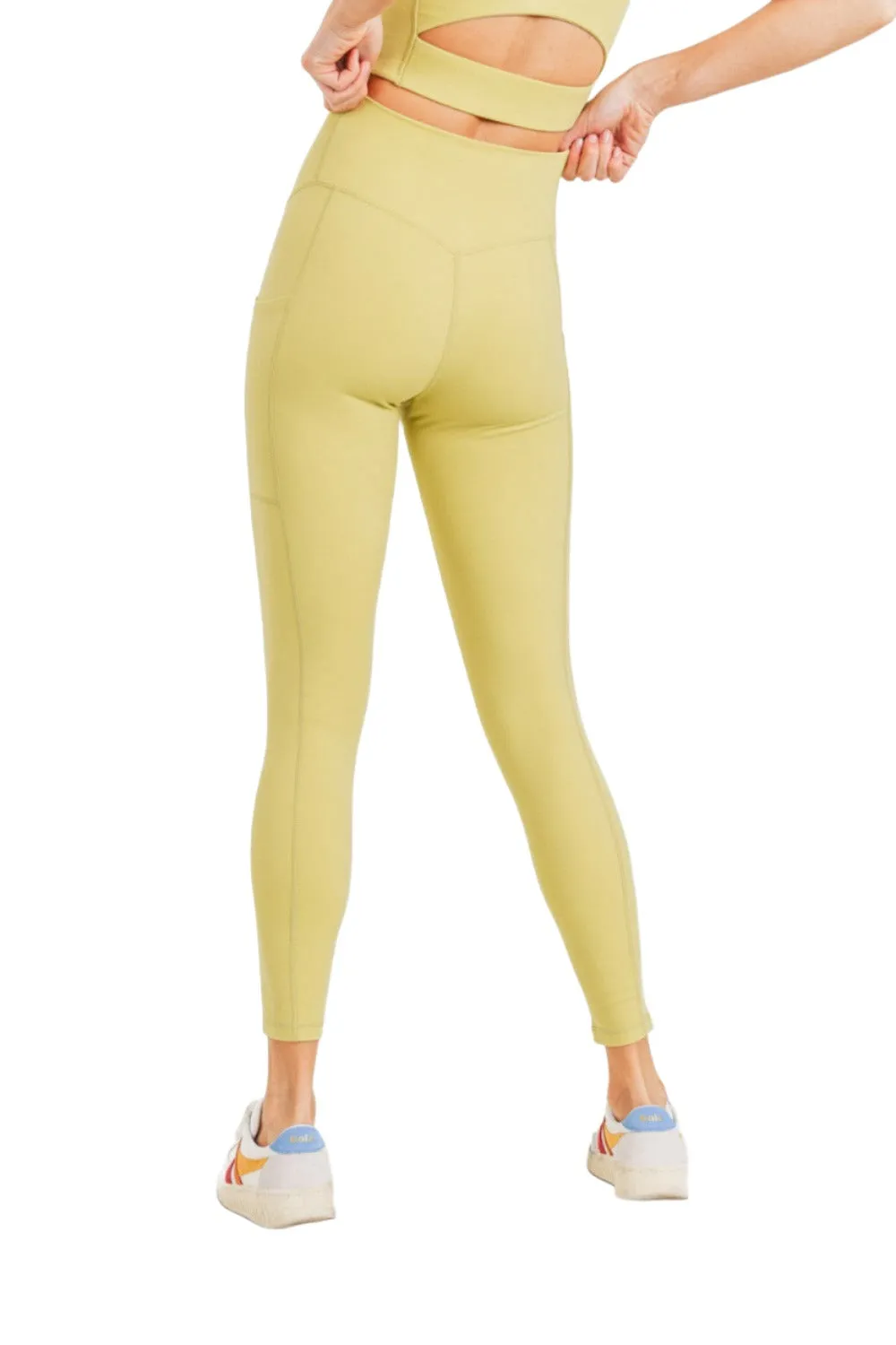 Mono B Collants Essentiels Haute Taille Dos Cœur en Mélange Lycra APH2757