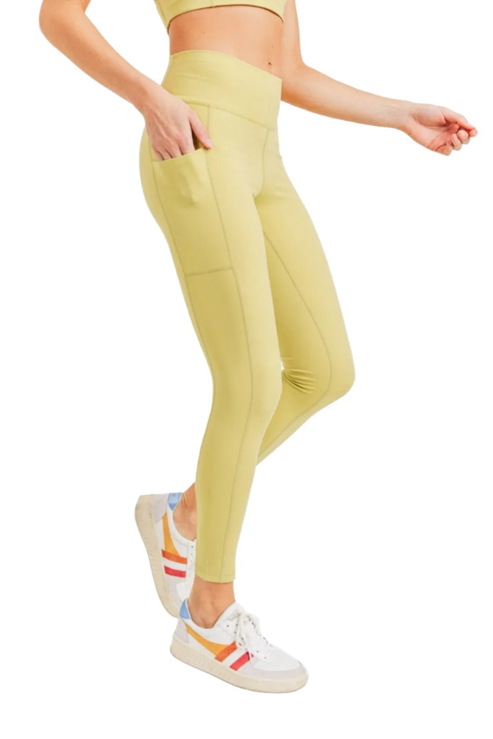 Mono B Collants Essentiels Haute Taille Dos Cœur en Mélange Lycra APH2757