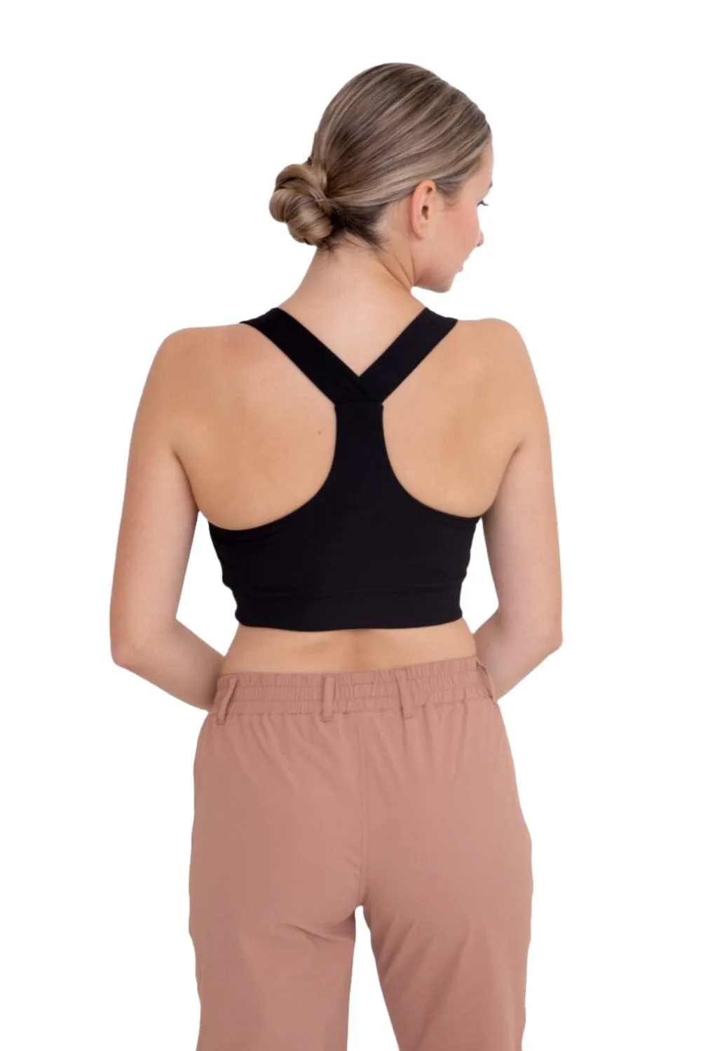 Soutien-gorge de sport dos nu Mono B Overlay Y AT3115