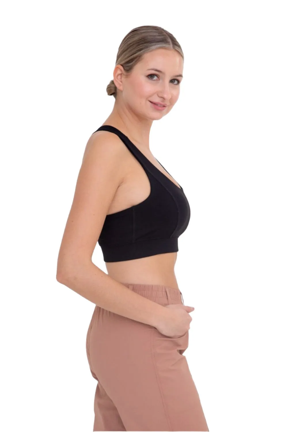Soutien-gorge de sport dos nu Mono B Overlay Y AT3115