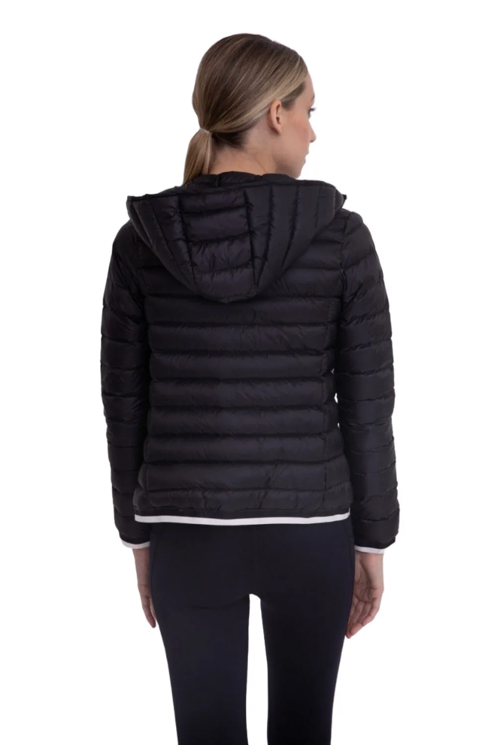 Veste matelassée mono B avec capuche SB041