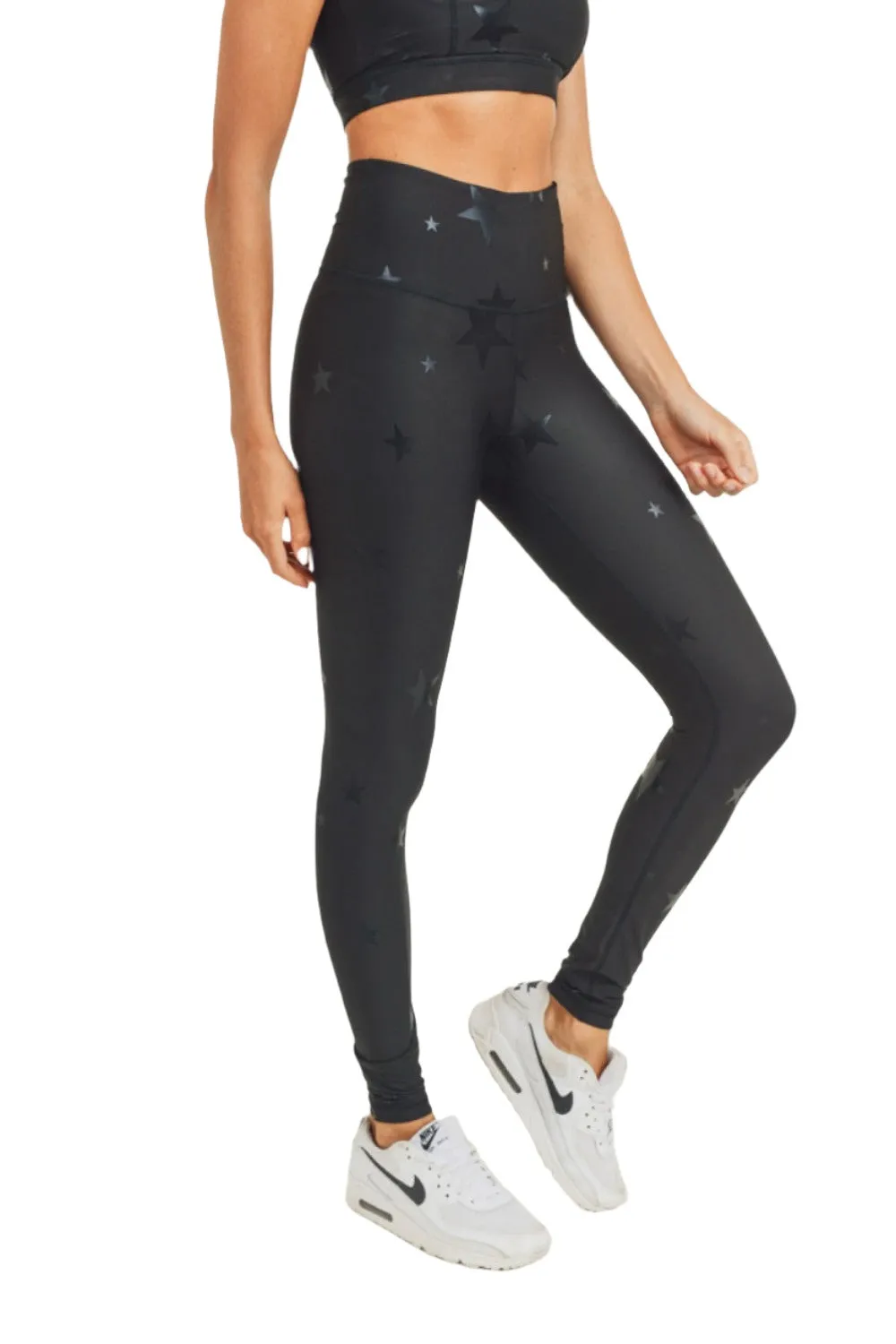 Mono B Star Print Foil Legging APH2898 et Plus