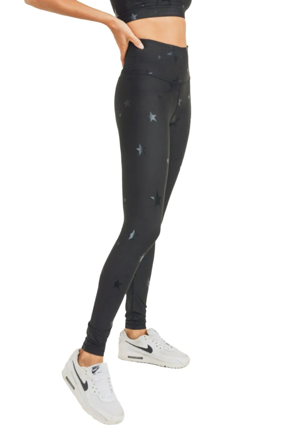Mono B Star Print Foil Legging APH2898 et Plus