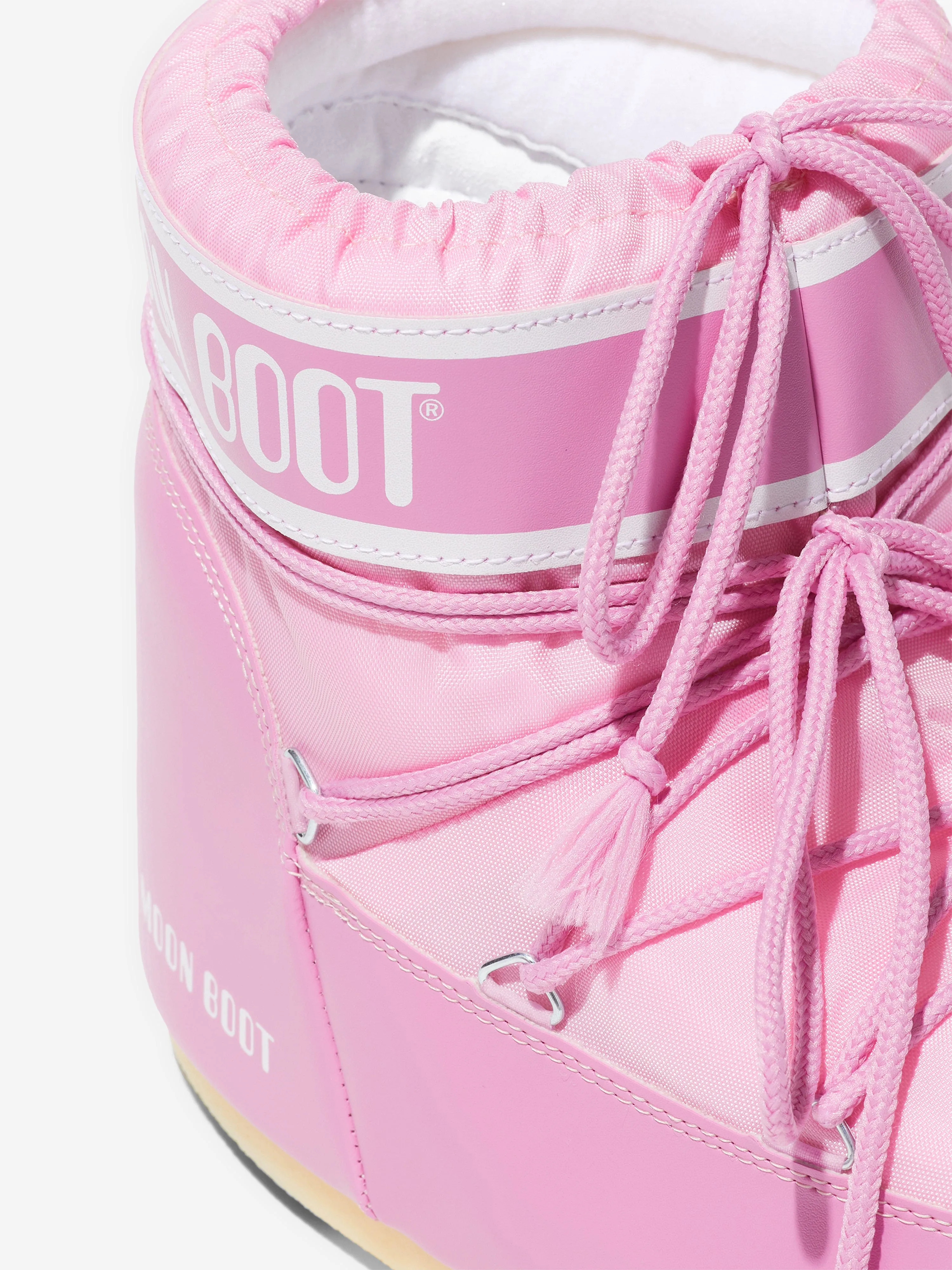 Moon Boot Girls Icon Bottes Basses en Rose