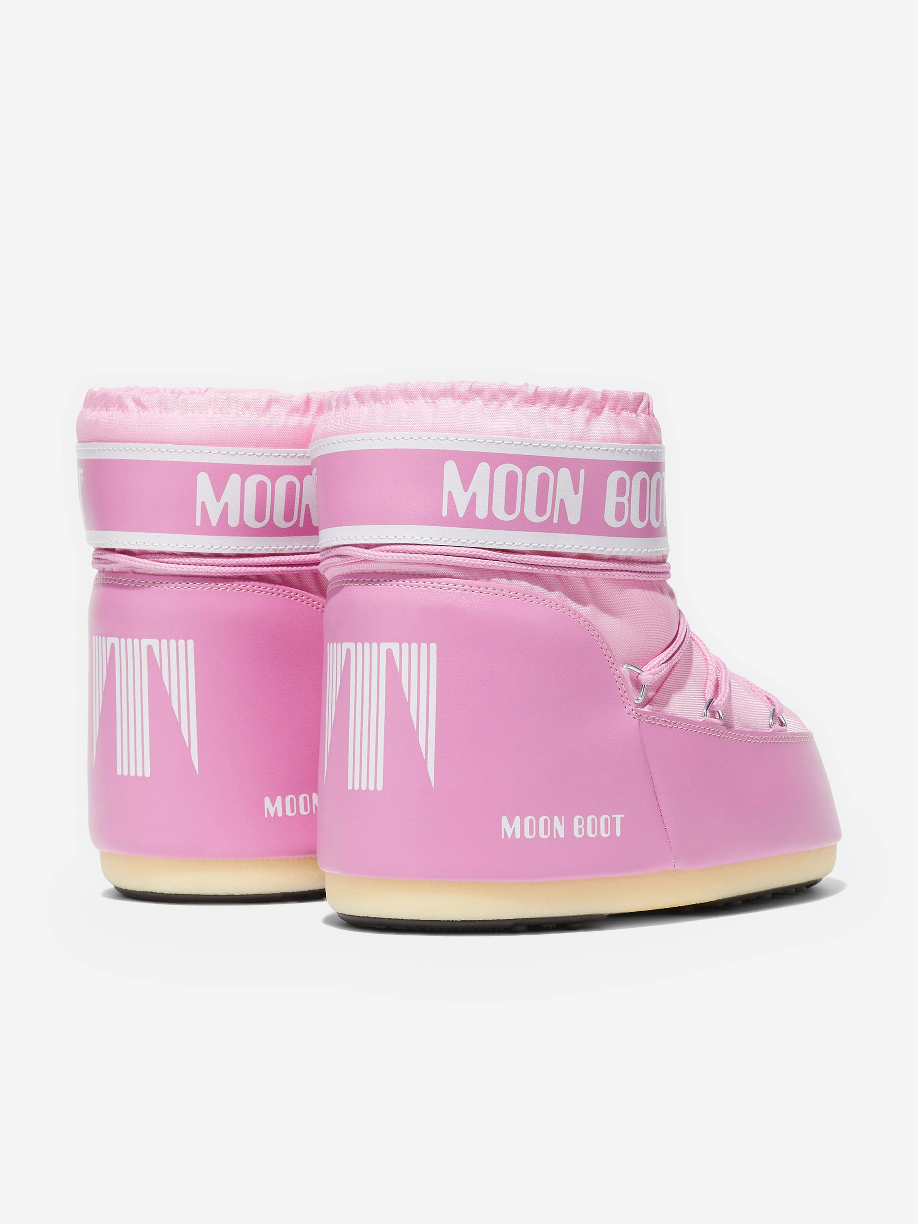 Moon Boot Girls Icon Bottes Basses en Rose