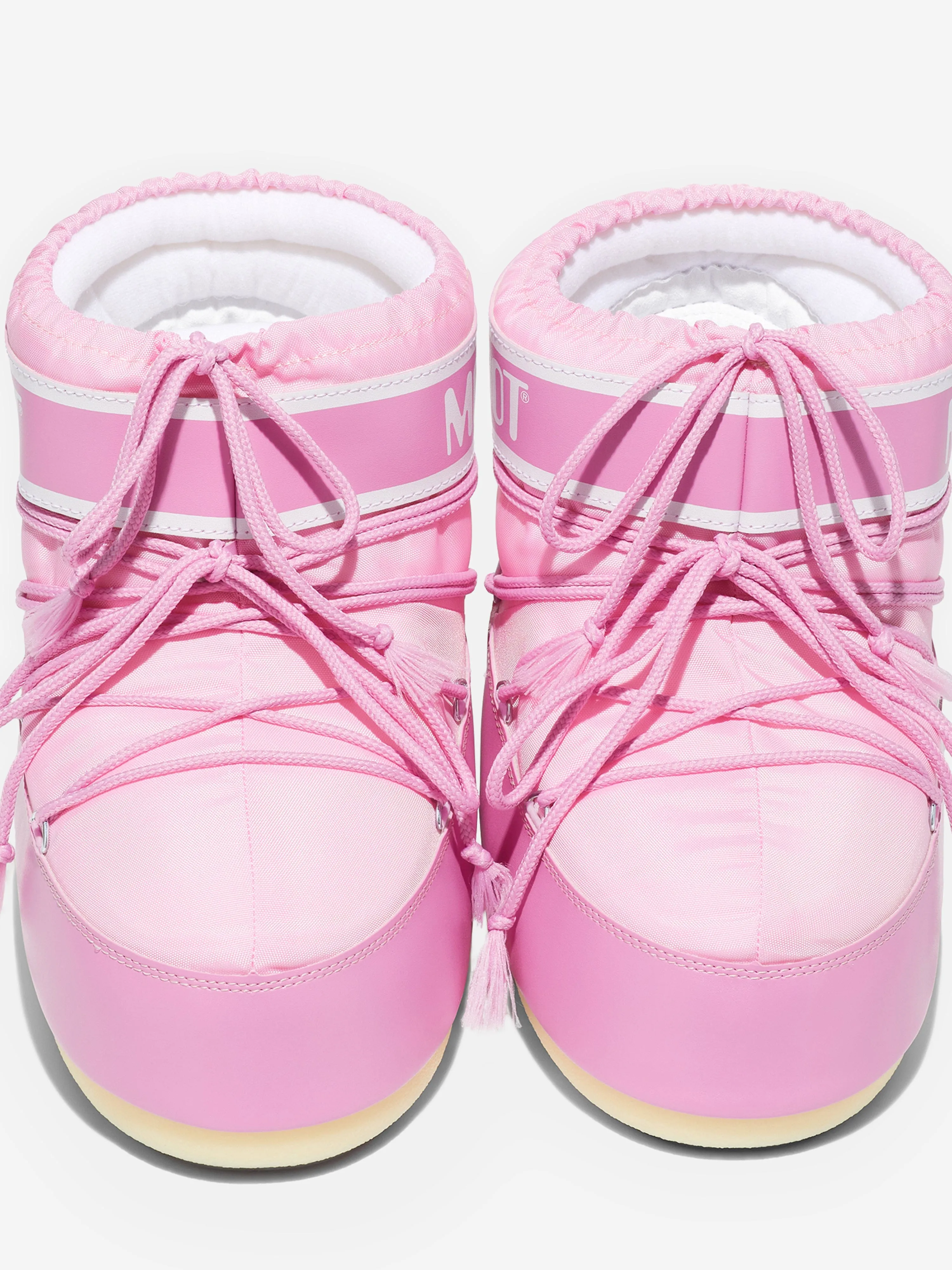 Moon Boot Girls Icon Bottes Basses en Rose