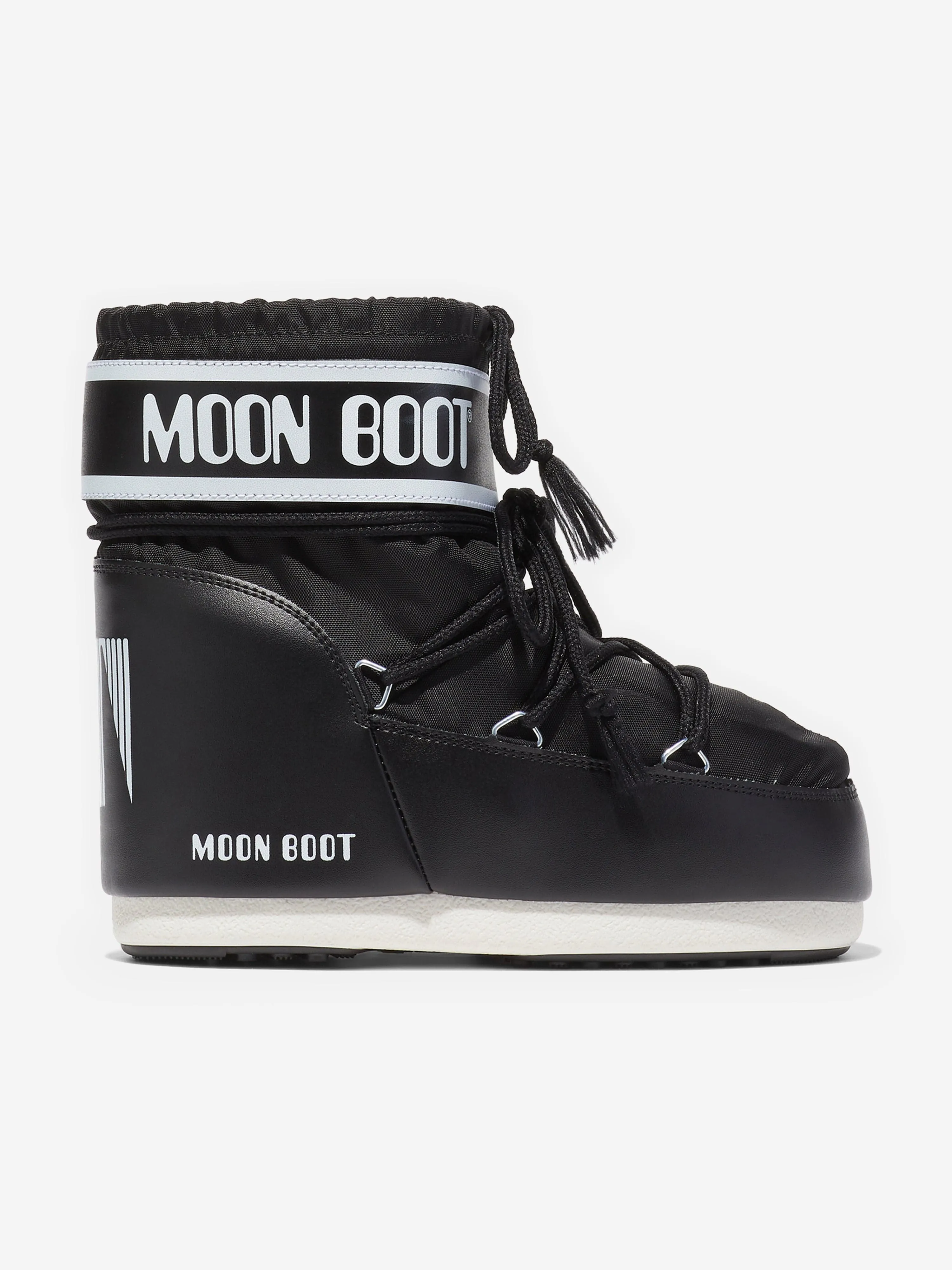 Moon Boot Kids Icon Bottes Basses en Noir
