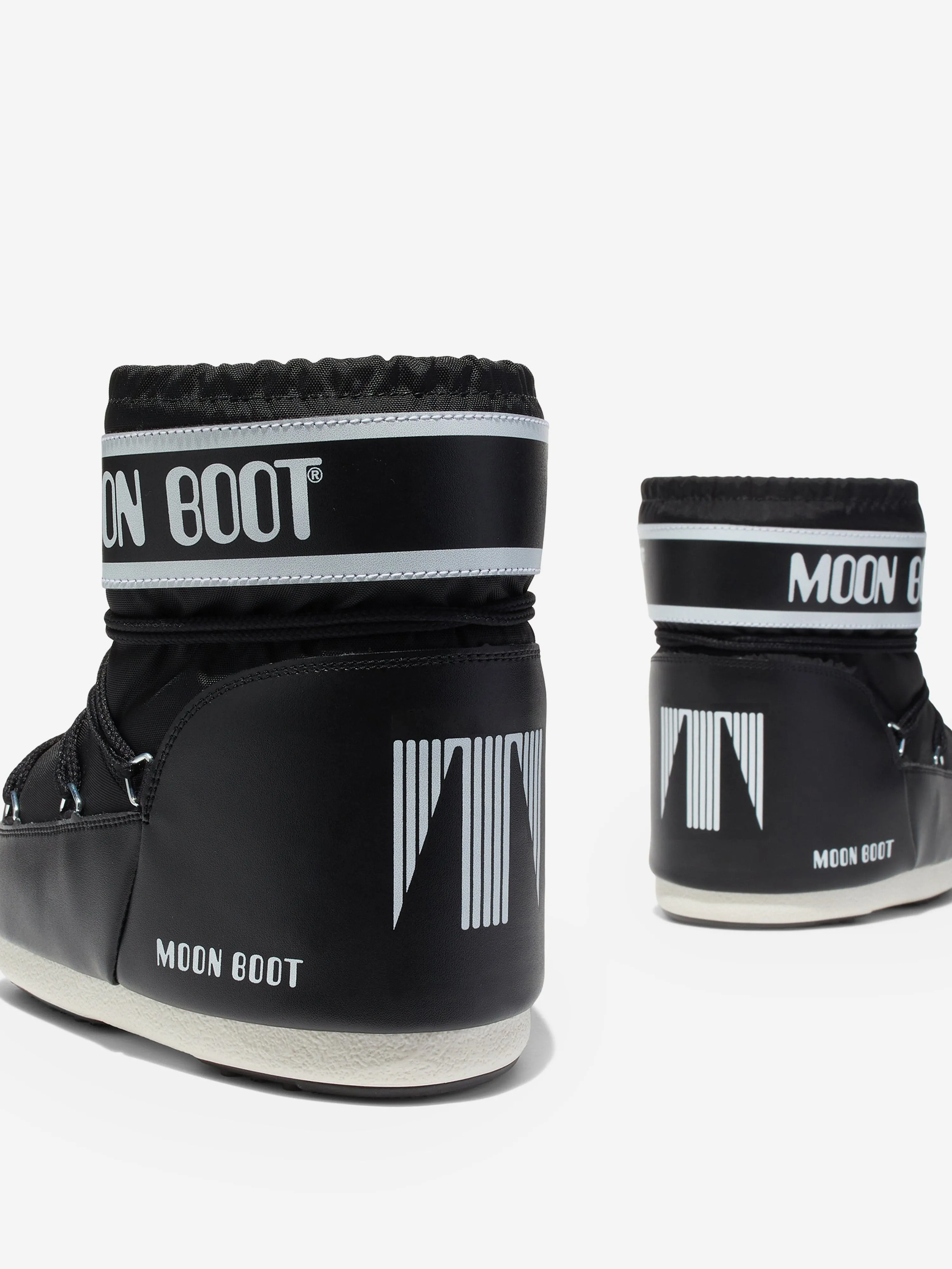 Moon Boot Kids Icon Bottes Basses en Noir