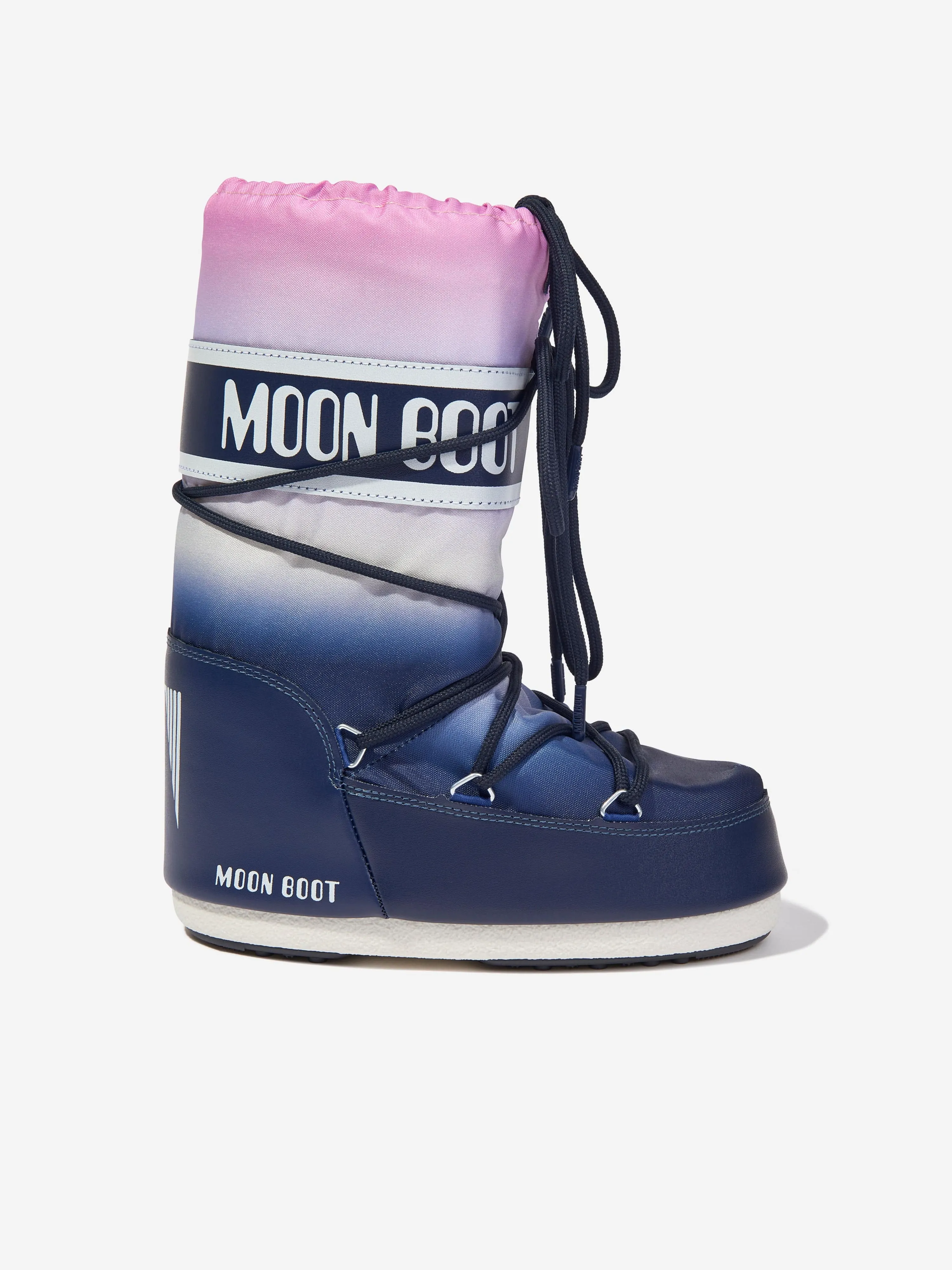 Moon Boot Kids Icon Bottes Moonrise en Bleu