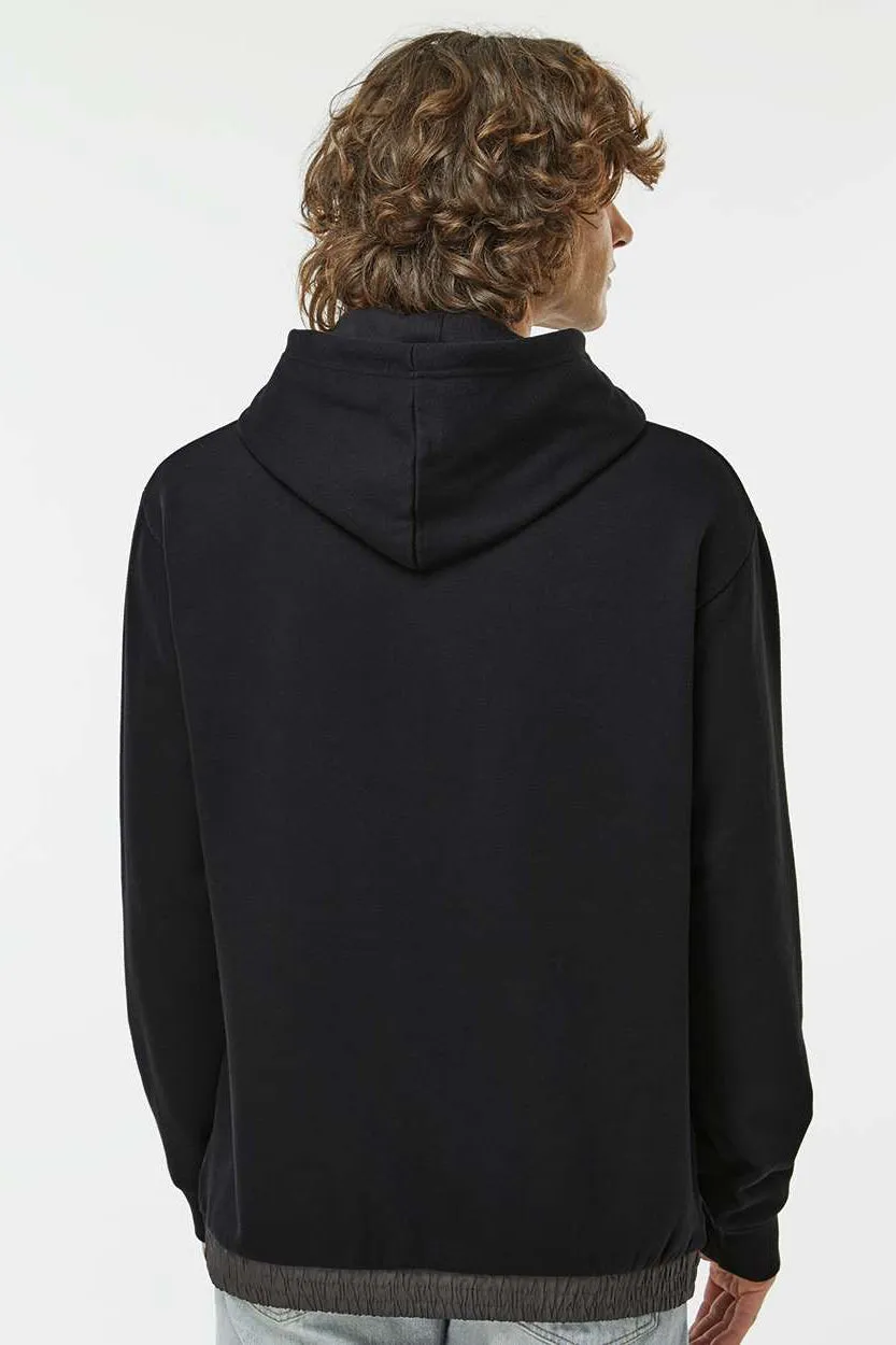 MV Sport Sweat à capuche mixte pour hommes avec poche - Noir/Gris anthracite Vêtements Mv-Sport