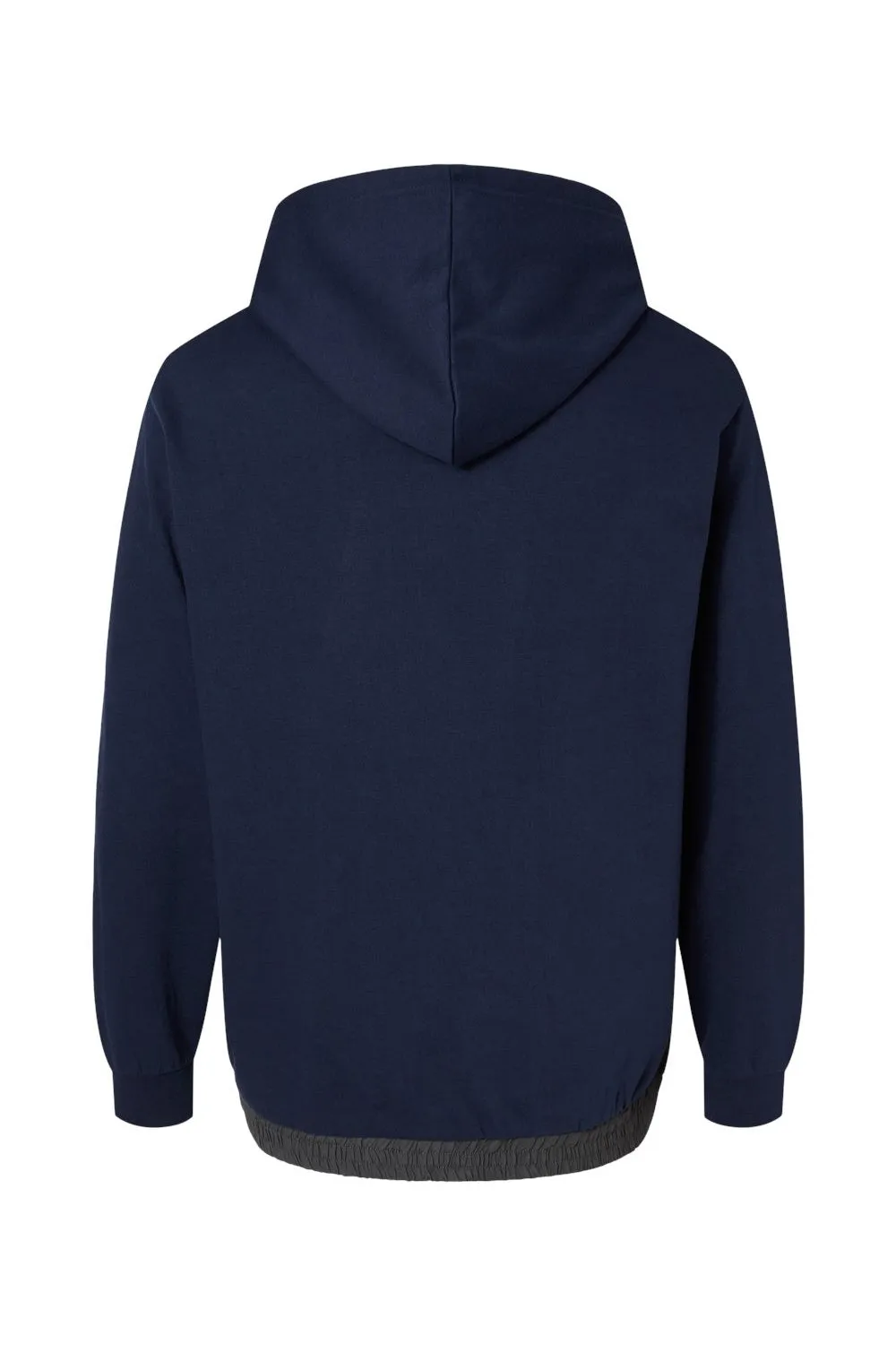 MV Sport Sweat à capuche mixte pour hommes avec poche - Bleu marine/Gris anthracite Vêtements Mv-Sport